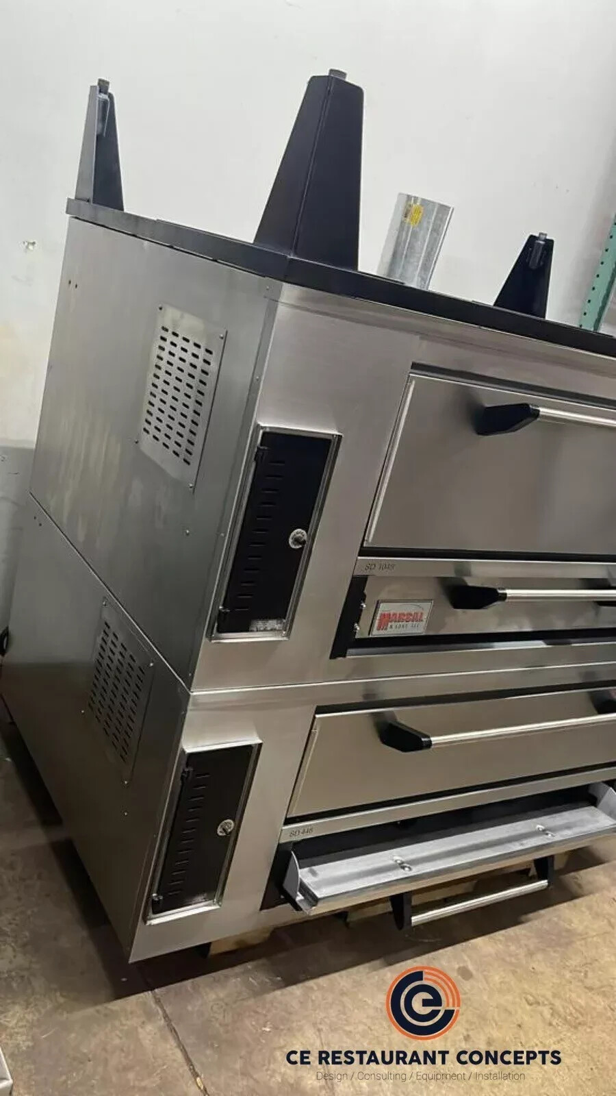 Marsal SD1048 Heavy Duty Double Deck Pizza – Gas/Propane –Refurbished