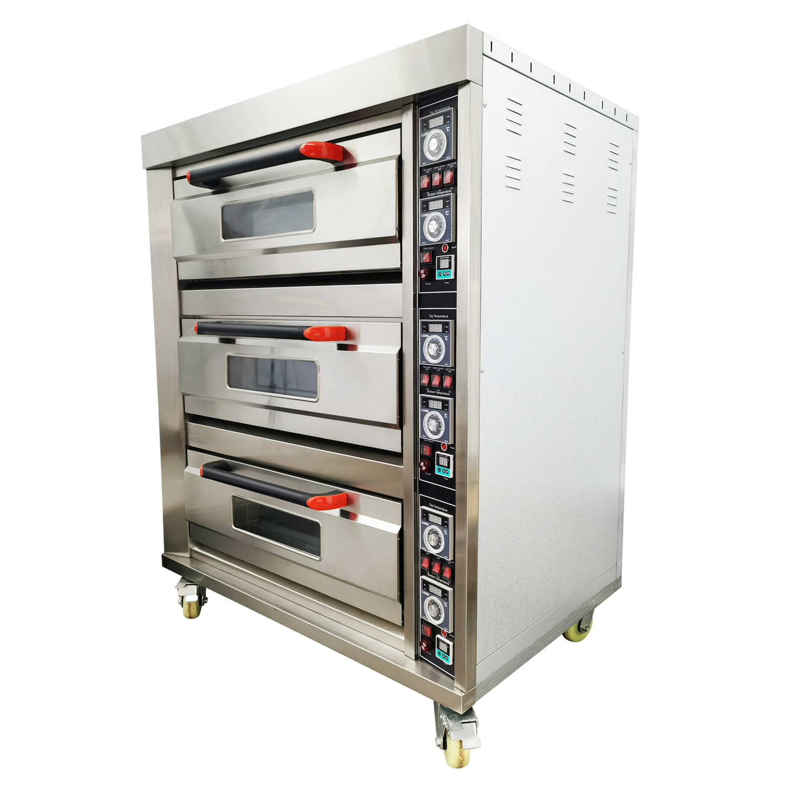 3-layers Electric Oven Pizza Turkey Bread Pie Meat Commercial Baking Oven 220V