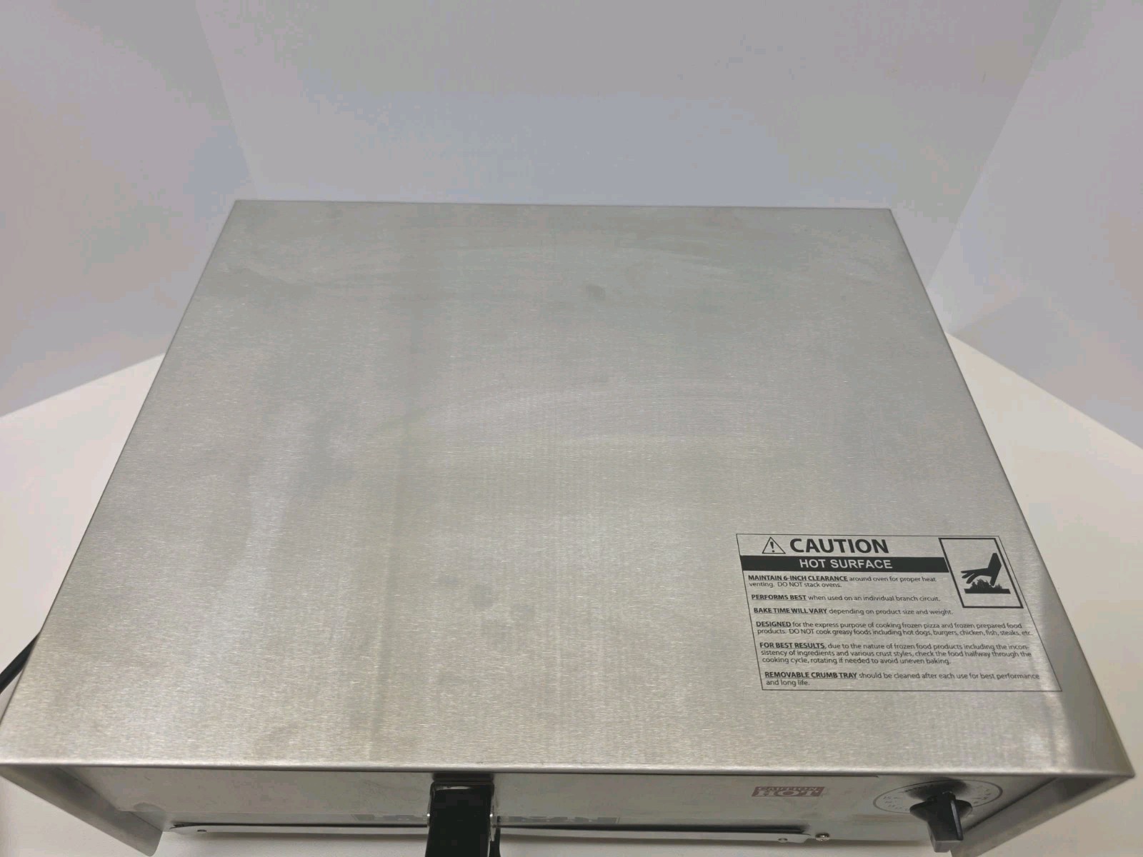 Fusion Commercial Countertop 12” Pizza Oven Stainless Steel Electric 507FC