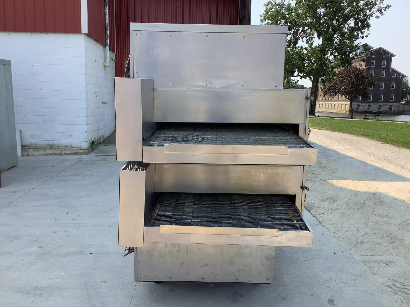 Conveyor Pizza Oven MiddleBy Marshall PS360WB Double Stack Nat. Gas TESTED
