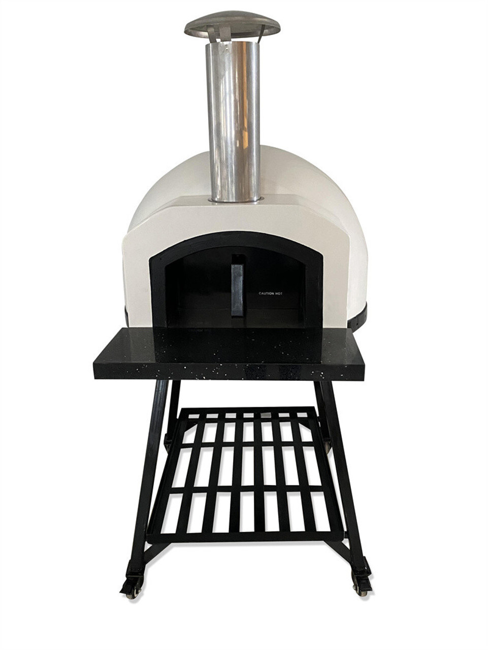 Vera Pizza Ovens Quello Lucido OP71 – Wood Fired Fibreglass Black Pizza Oven