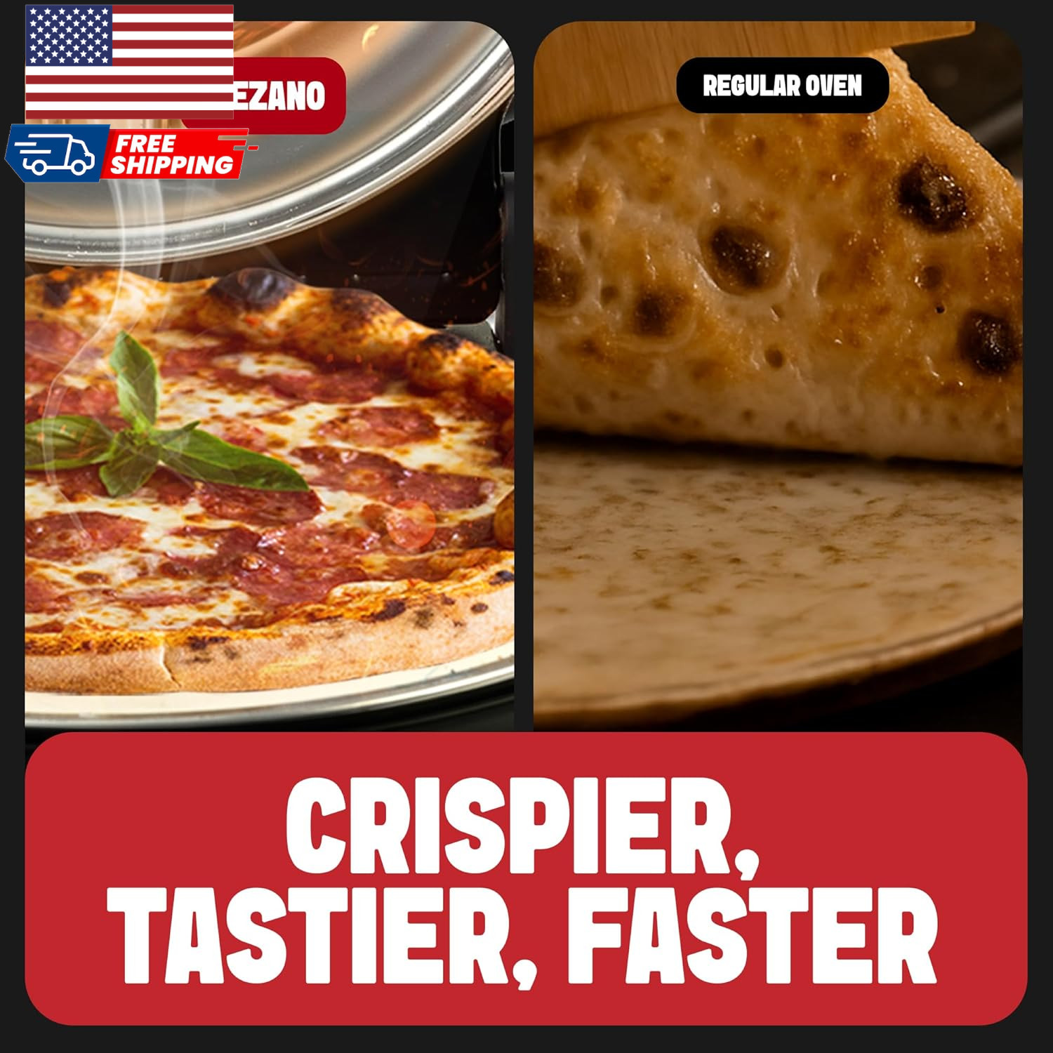 XL 14″ Extra Large Crispy Crust Pizza Oven Family Sized FREE SHIPPING USA