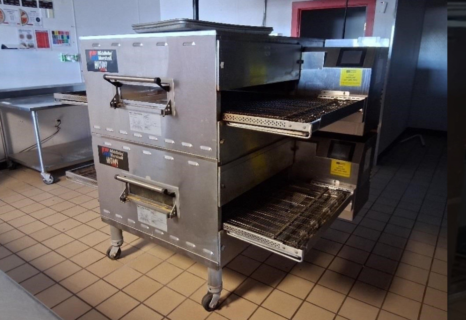 Middleby Marshall Wow Double Stack Conveyor Pizza Oven, PS640G, 1 Phase, NG