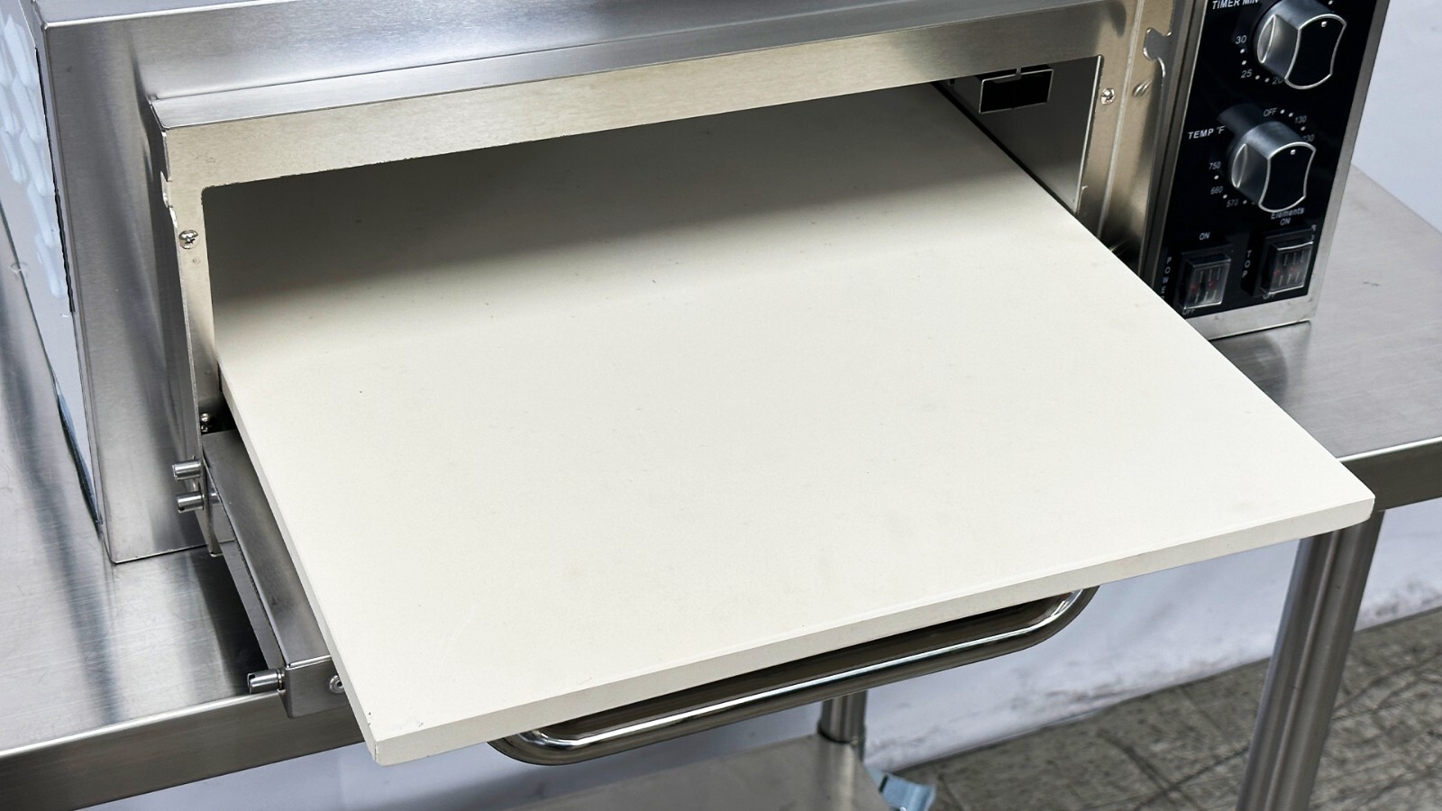 NSF 120V Single Deck Electric Pizza Oven 16″x16″x3″