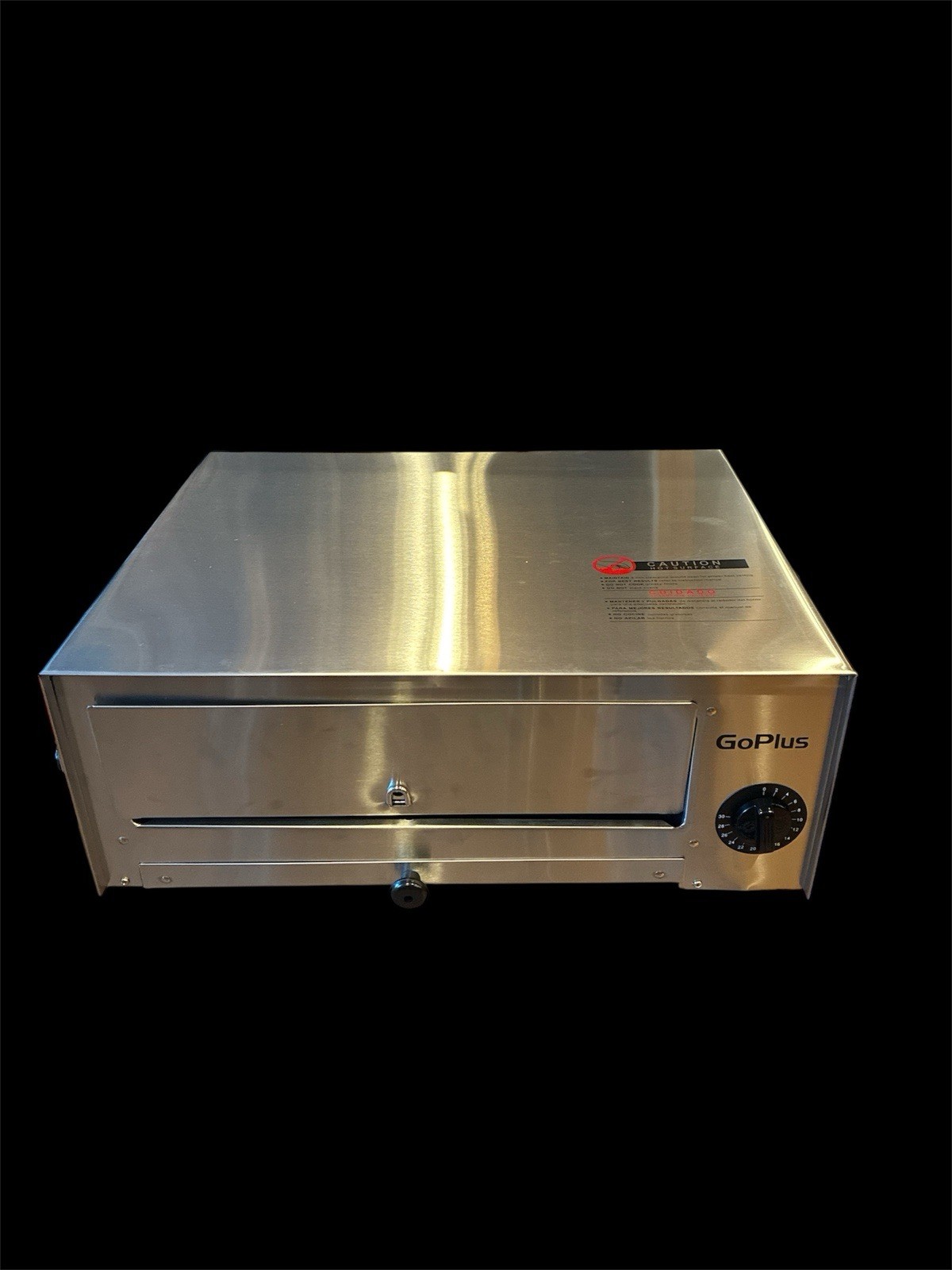 4432) Goplus Home Kitchen Pizza Oven Stainless Countertop Snack Pan Bake