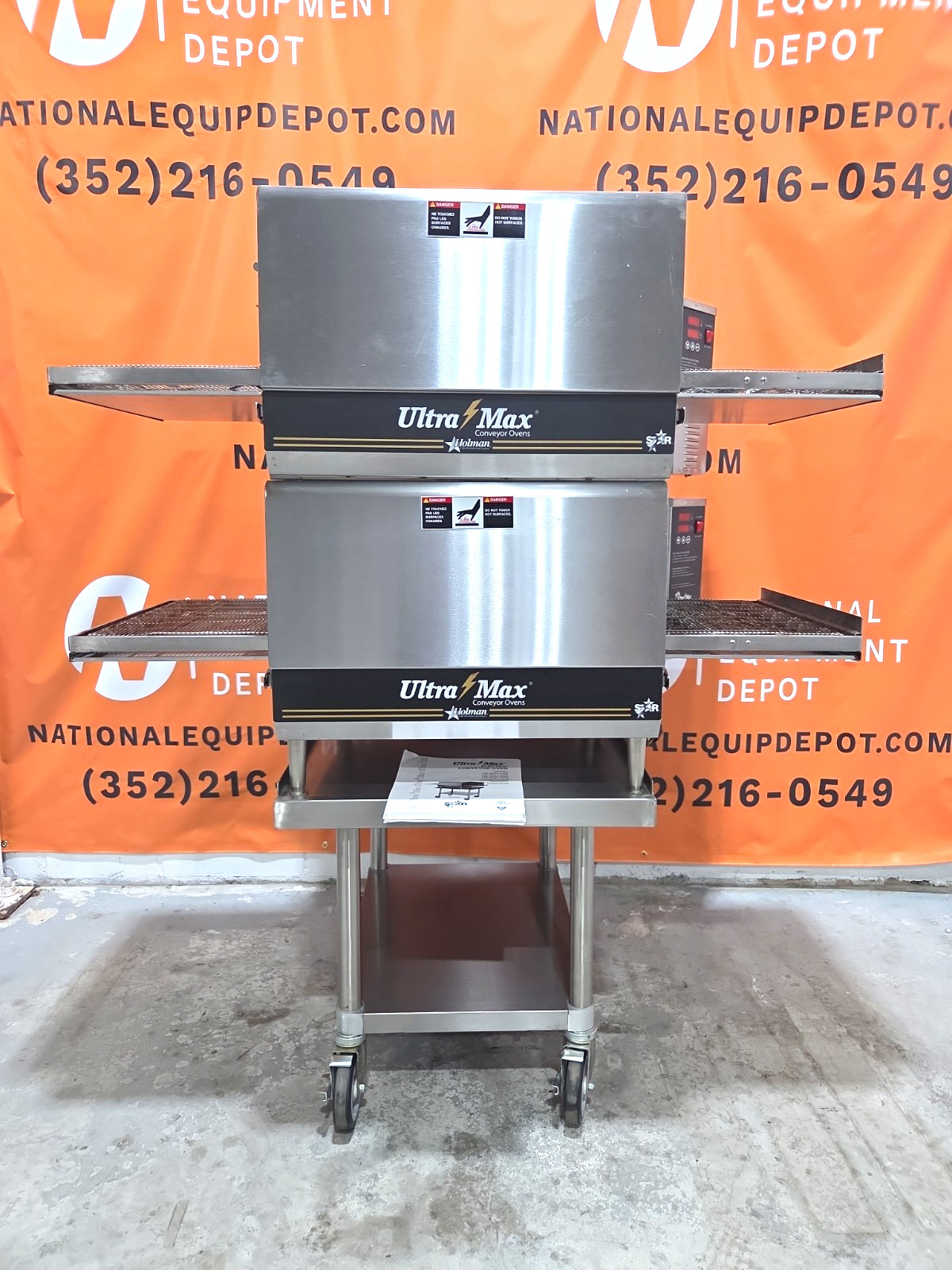 2022 Star 50″ Electric Conveyor Oven UM1850A UltraMax Double Stack – Watch Video