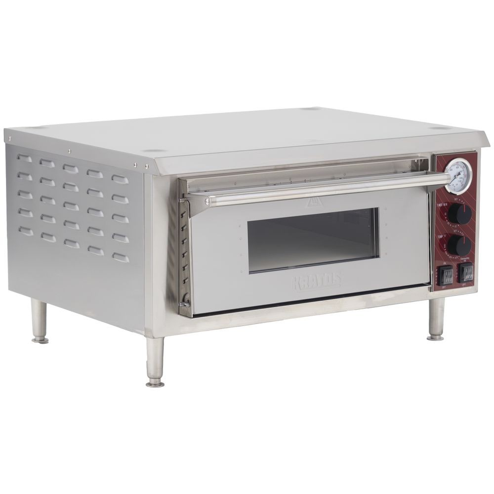 Kratos Commercial Oven, Single-Deck Countertop Electric Pizza/Bakery Oven,