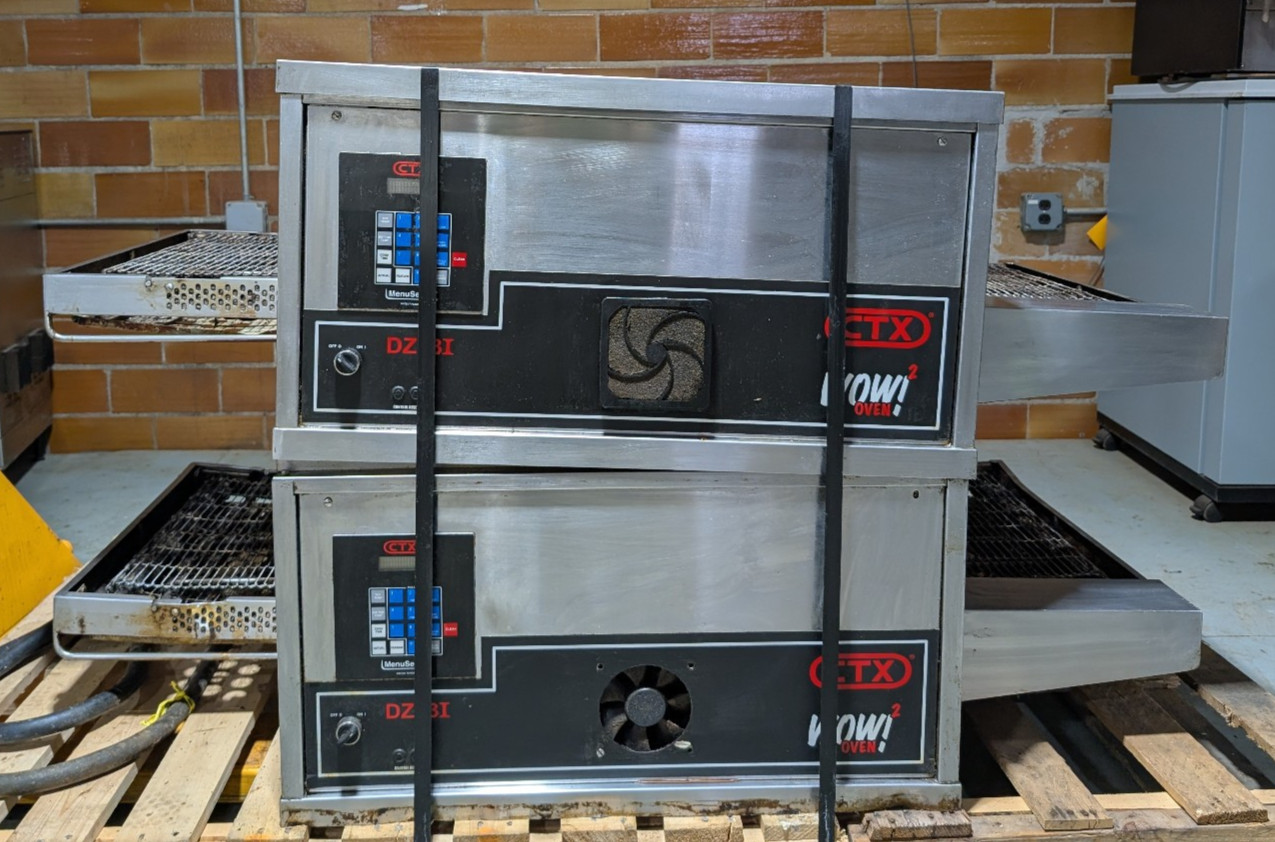 2018 Middleby Marshall CTX DZ33I WOW 2 Double Stack Electric Conveyor Oven 208V