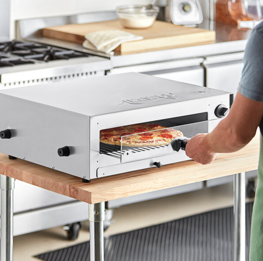 Stainless Steel Countertop Pizza Oven Toaster for 16″ Diameter Pizza Commercial