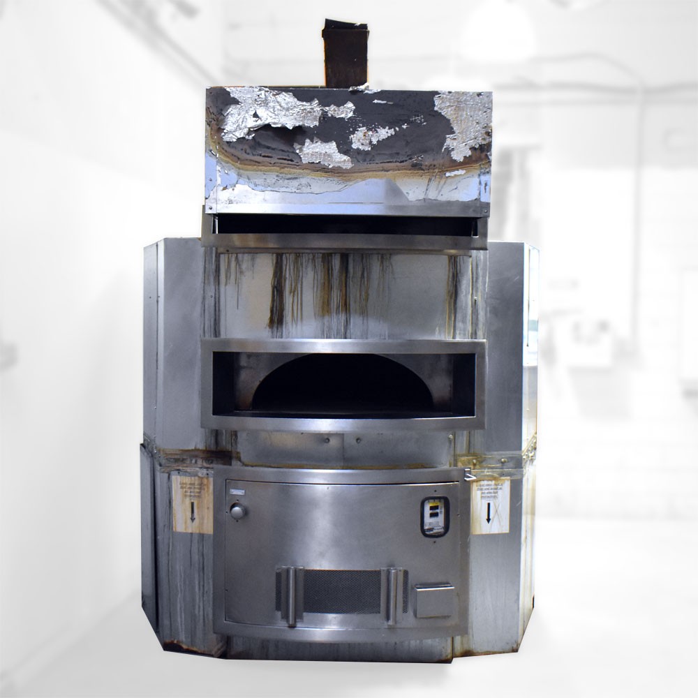 Wood Stone WS-MS-7-RFG-IR-NG 7-Ft Mt Rainier Gas-Fired Pizza Oven NAT + Hood