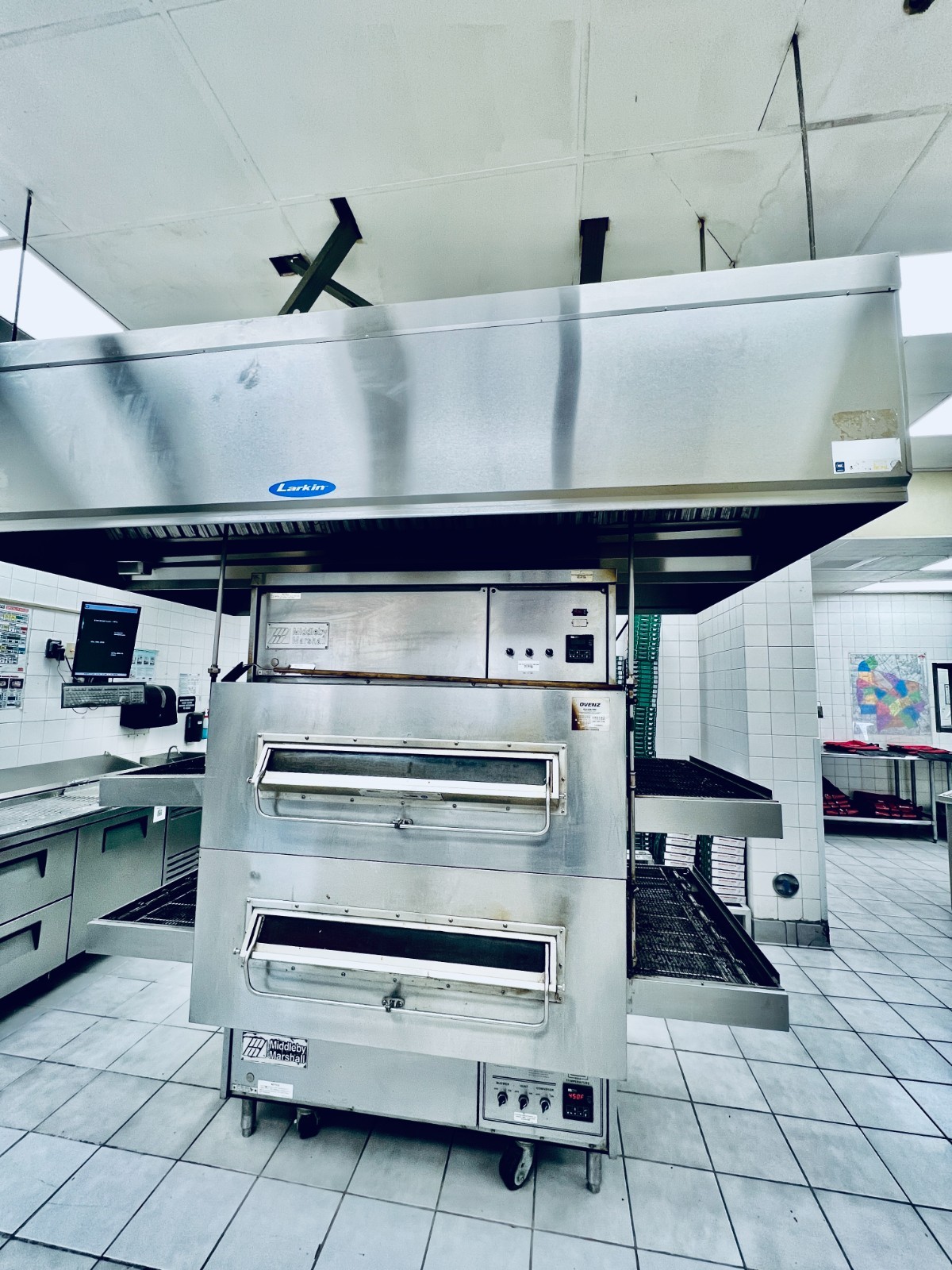Middleby Marshall PS360 WB Doublestack Gas Pizza Oven Conveyor Belt