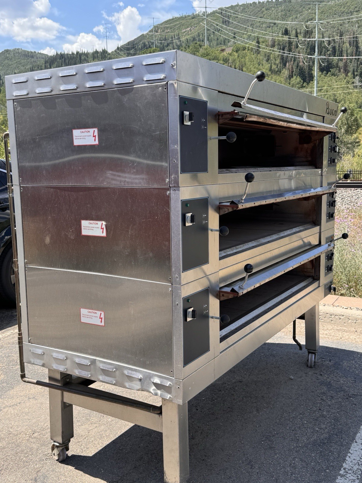 Revent Deck Oven, Model: 649 3x3200HC.
