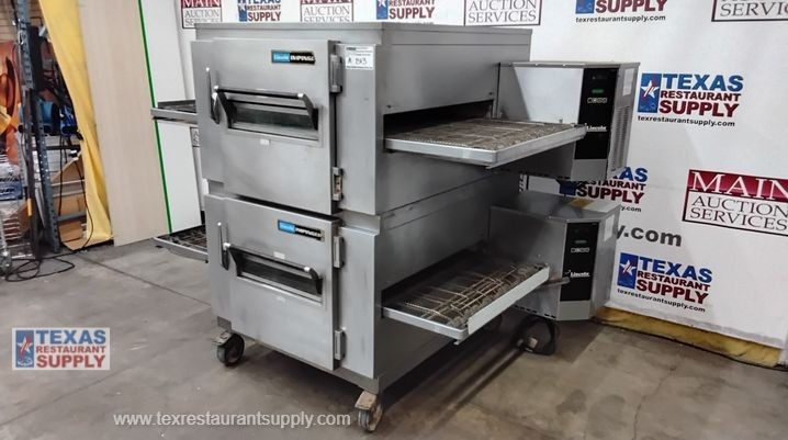 Lincoln Impigner Gas Double Stack Conveyor Pizza Oven