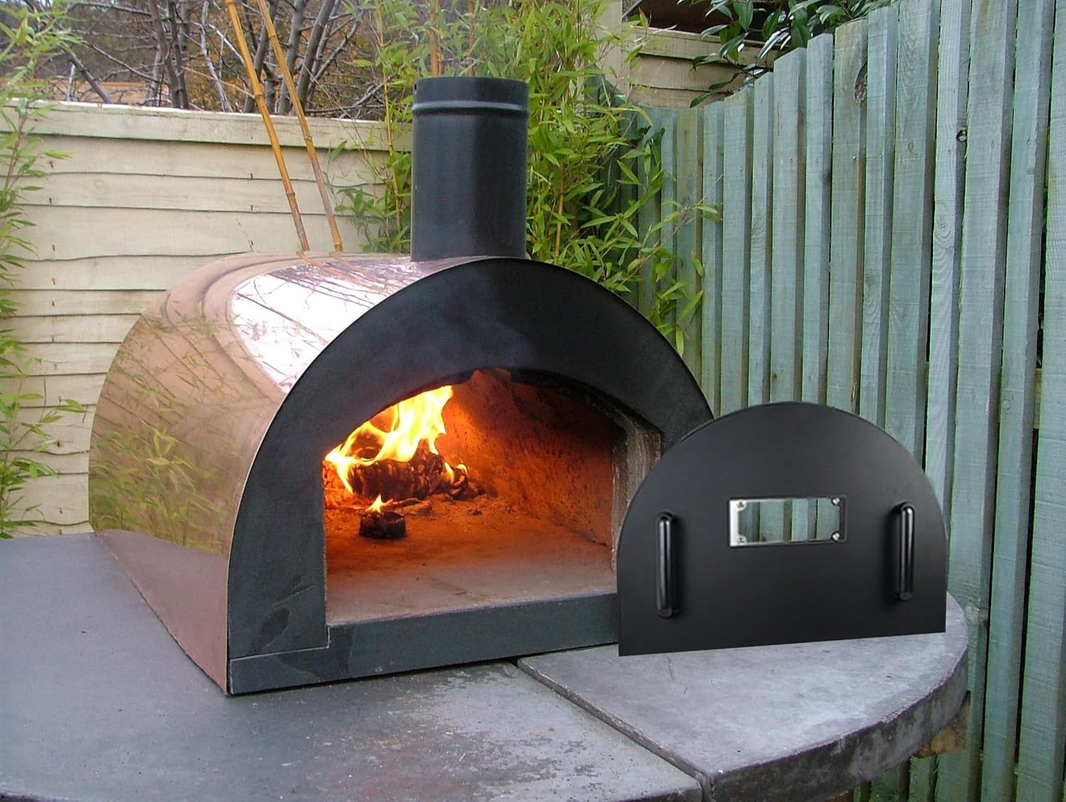 Pizza Oven Door 25X20 Inch Stainless Steel Pizza Oven Door Heavy Duty Outdoor Pi