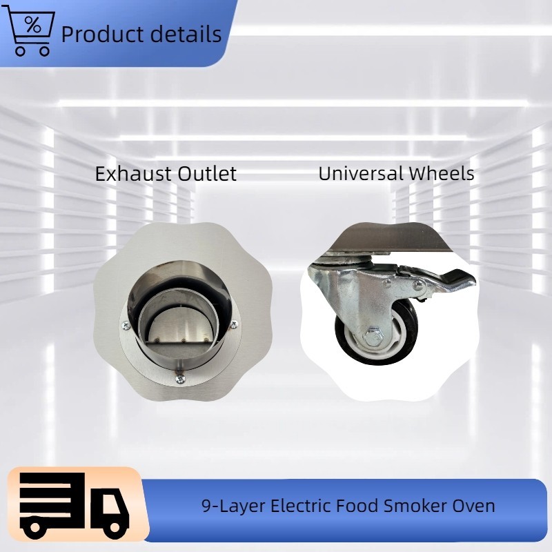 Commercial Electric Food Processing Oven 220V 1 Phase for Sausage Bacon Meat