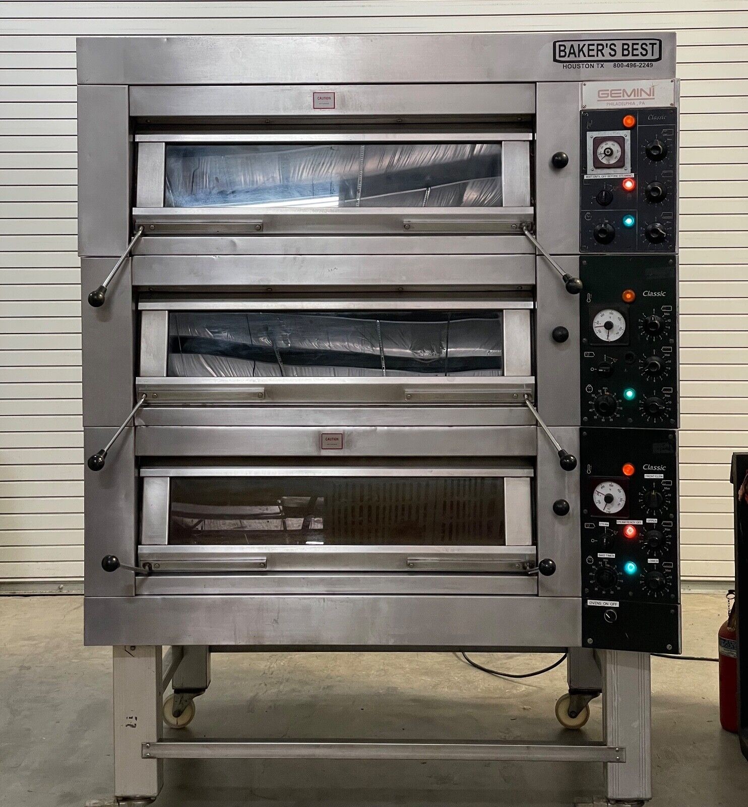 Sveba Dahlen 3-Deck Oven 600F Convection 240/208V Pizza Bread Bagel Gemini