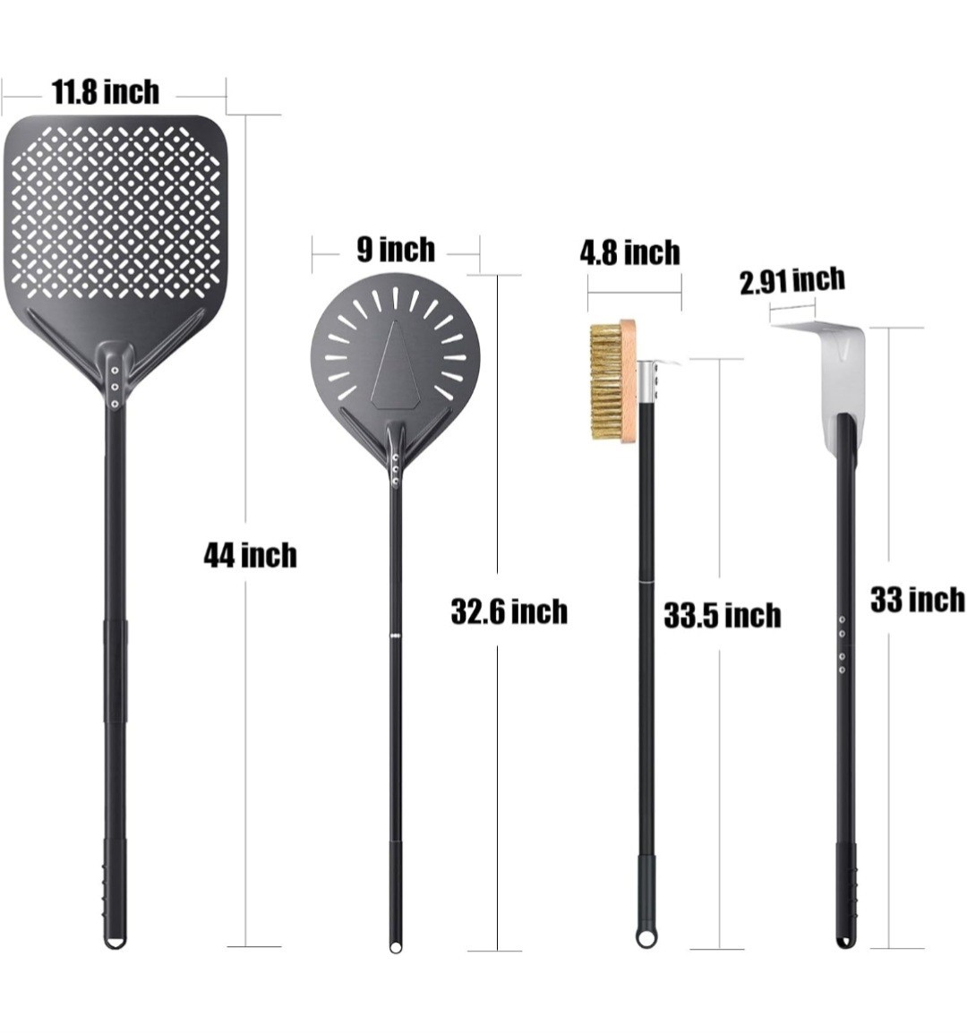 Set of 4 Parts for Pizza Oven Commercial Oven Home Restaurant Accessories