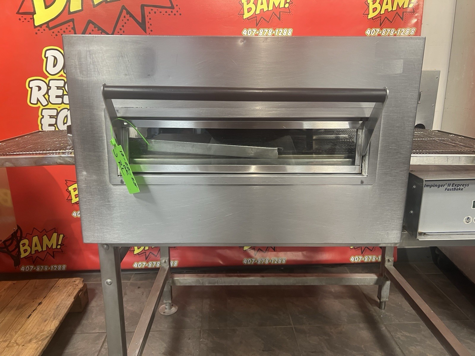 Lincoln 1116-000-U 56″ Gas Impinger Conveyor Oven – Natural Gas