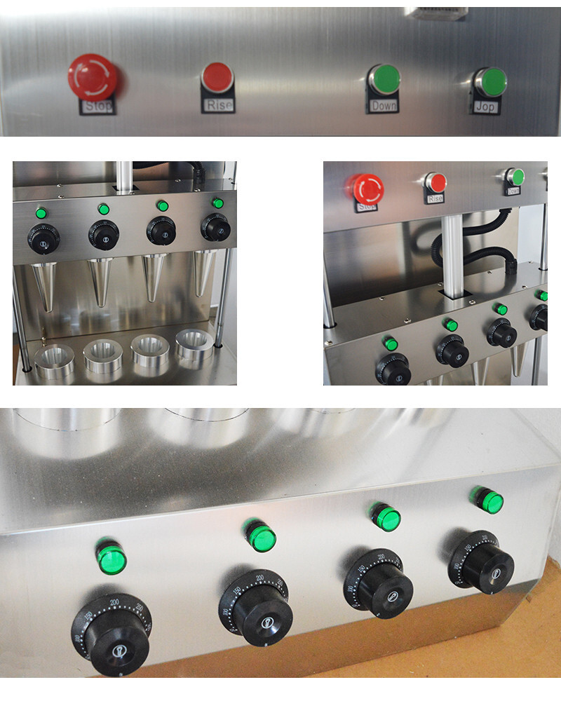 110V Commercial Electric Pizza Cone Forming Machine Cooking Ovens Restaurant