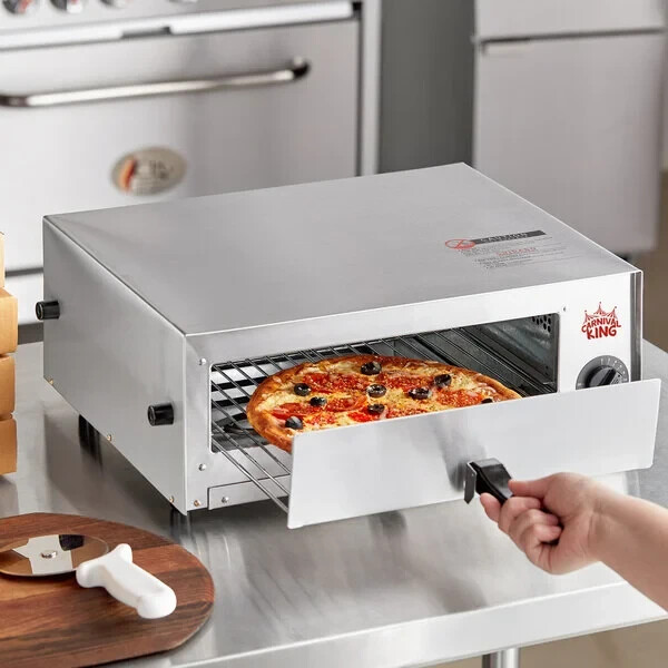 20″ Stainless Steel Countertop Concession Stand Pizza / Snack Oven – 120V, 1450W
