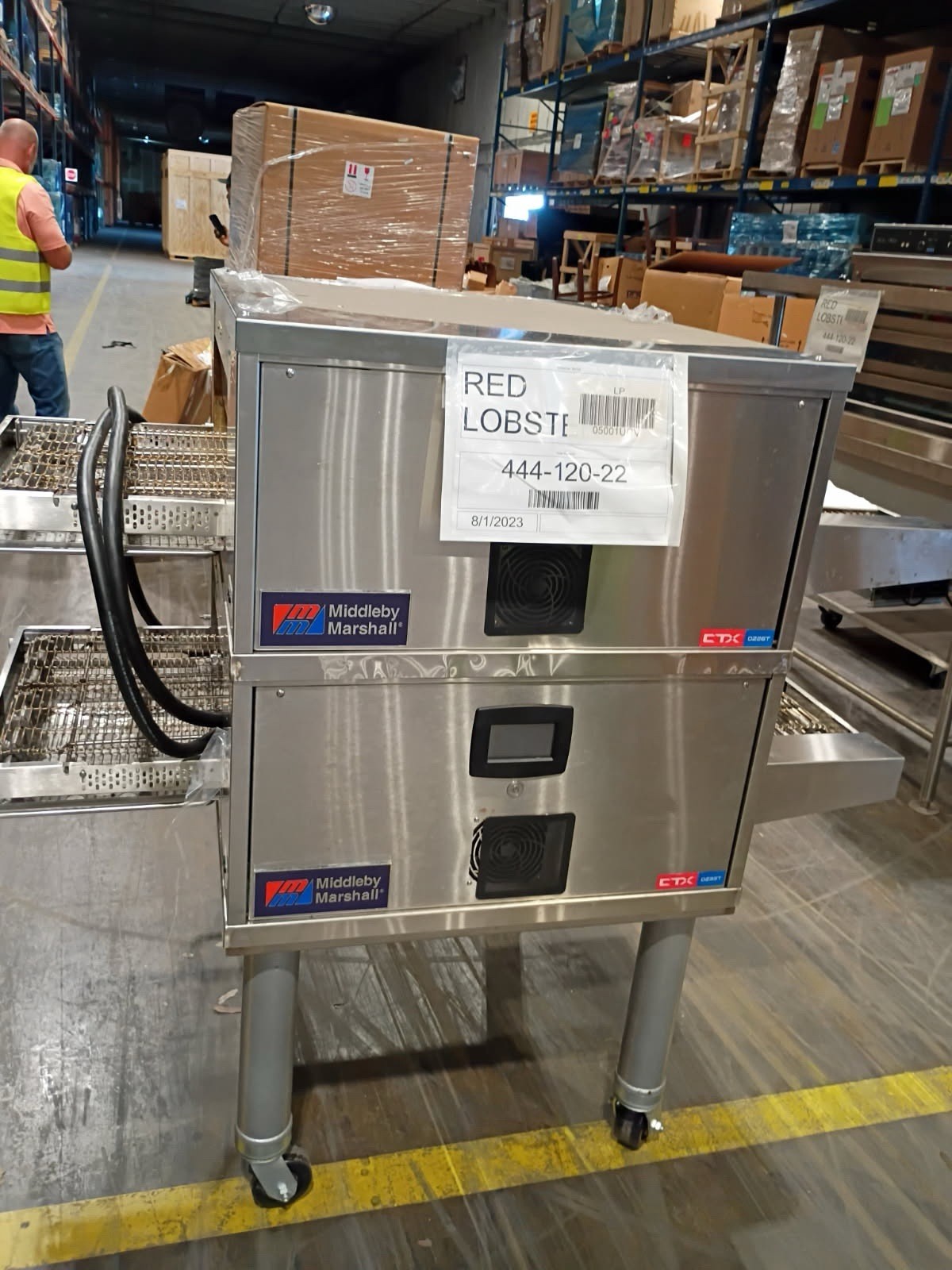 New 2022 CTX Middleby Marshall DZ33T Infrared Radiant conveyor pizza double oven