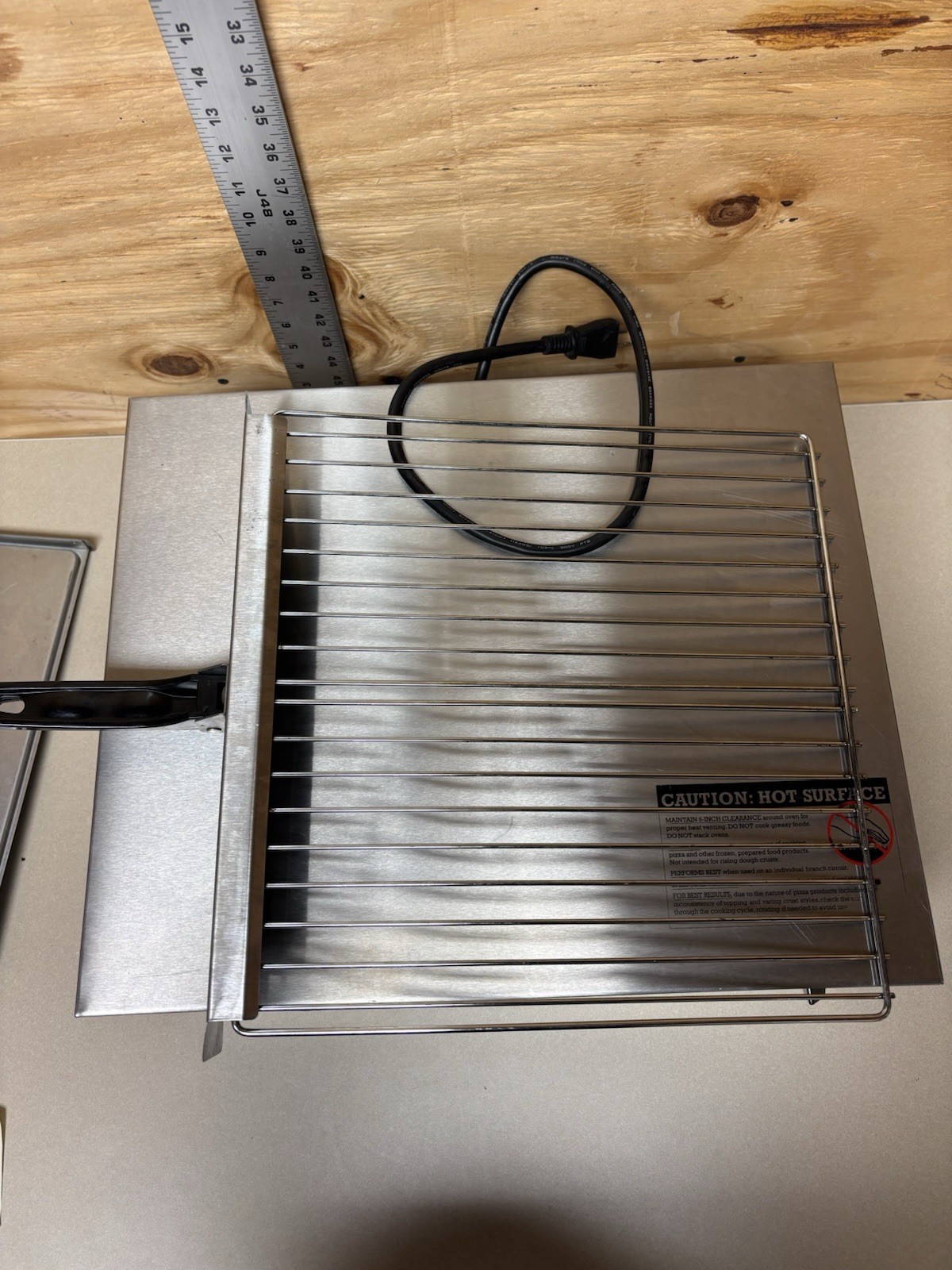 BIAGGIA Model 507 Countertop Pizza Oven 120 Volts 1450 Watts ~ TESTED & GREAT