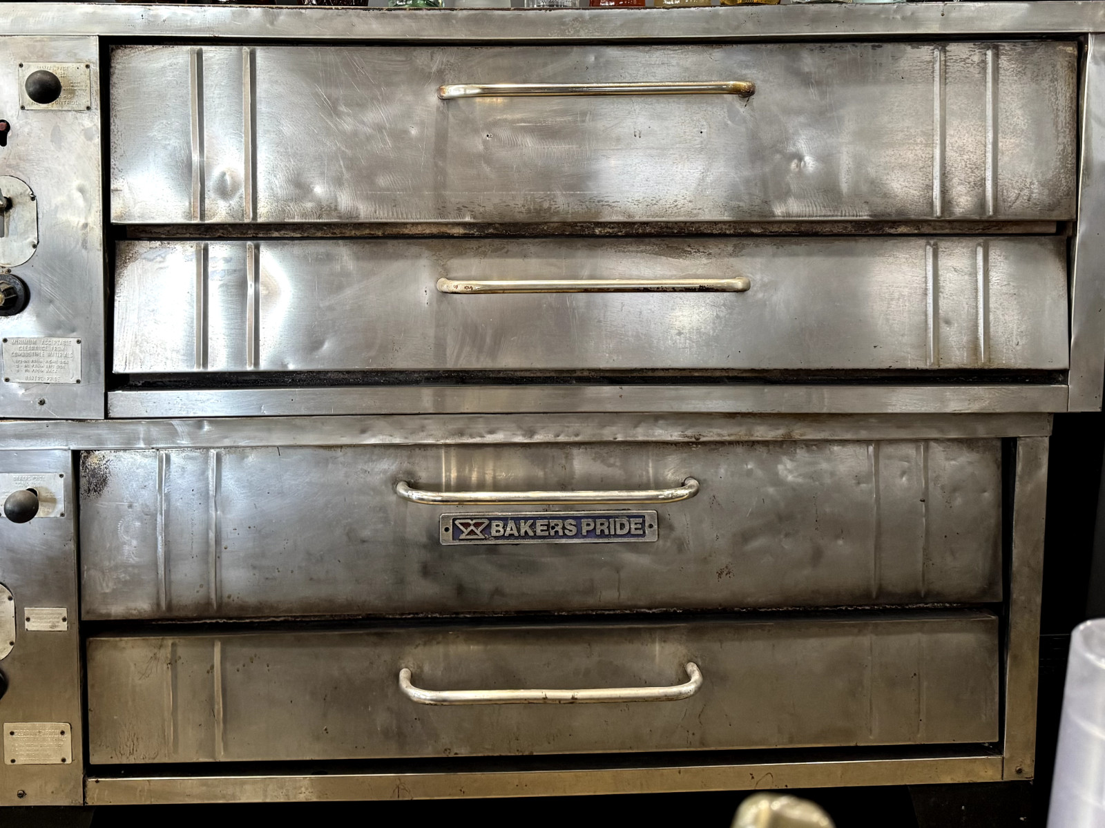 Used Bakers Pride Y600 Pizza Oven Double stack