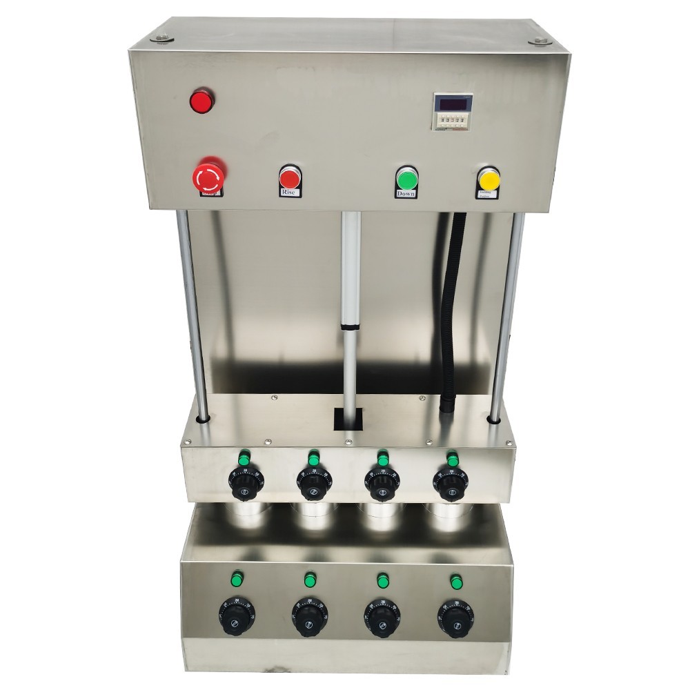 Pizza Cone Machine Stainless Steel Pizza Cone Forming Making Machine 4 Heads Piz