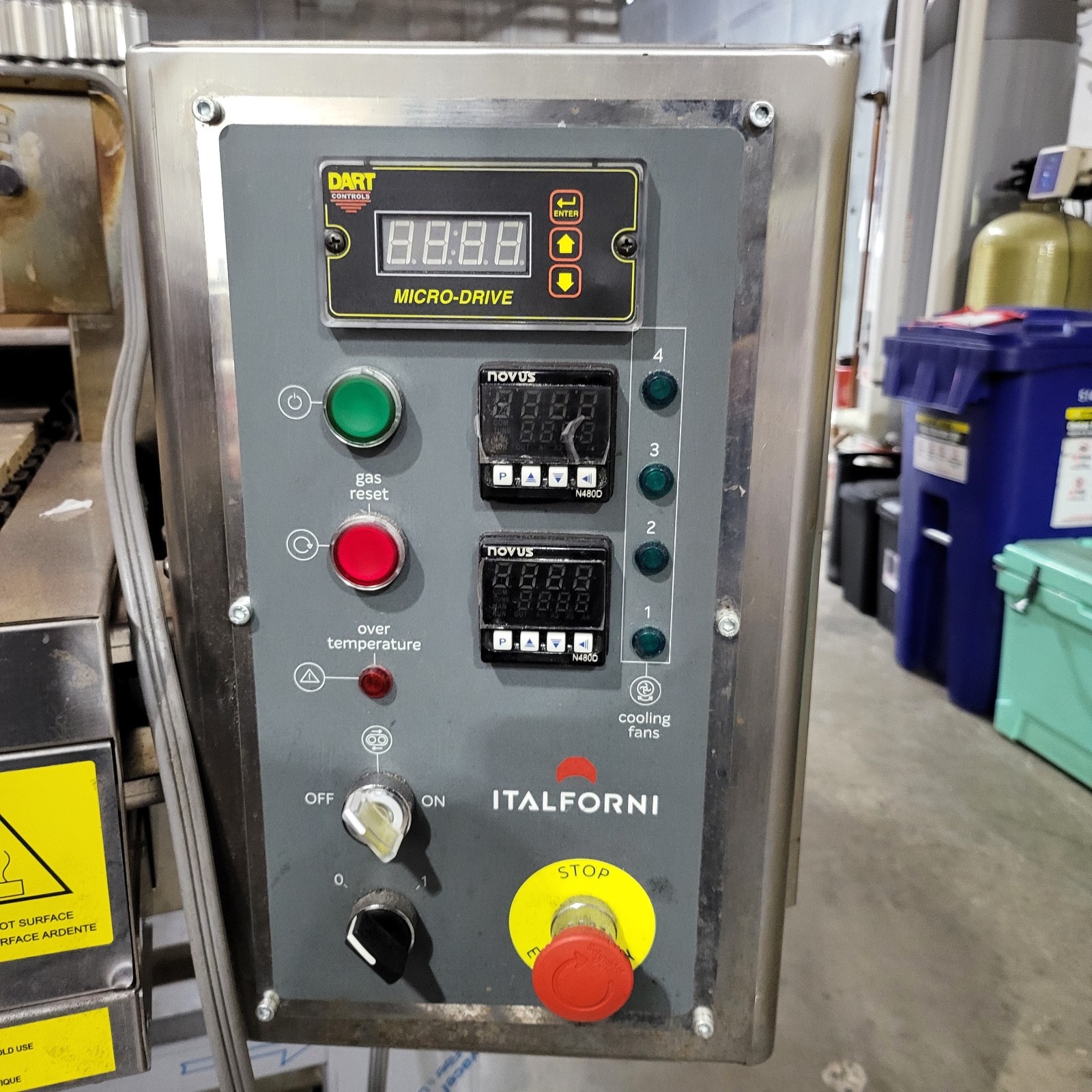 commercial pizza oven conveyor, Italiforni, Used, Gas, Electric, Fast, Casters