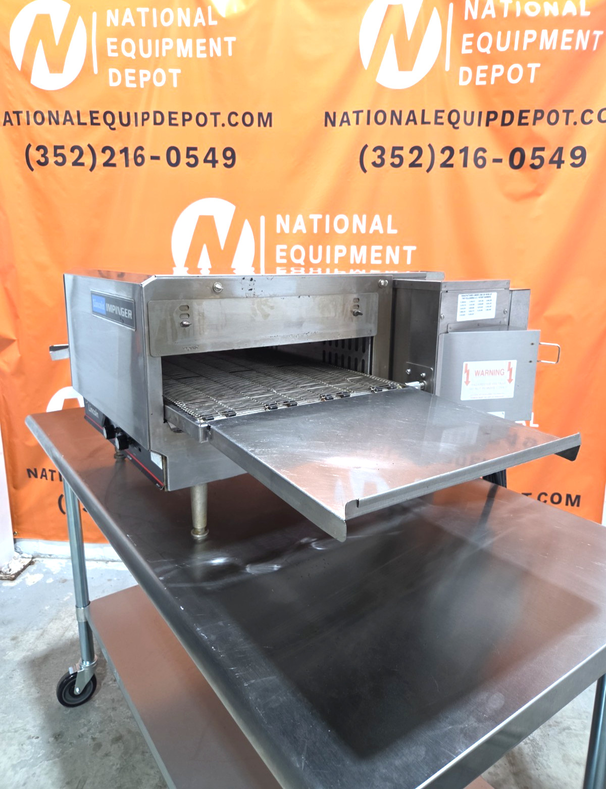 Lincoln Impinger 1301 Countertop Conveyor/Pizza Oven 1 Phase – Watch Video!