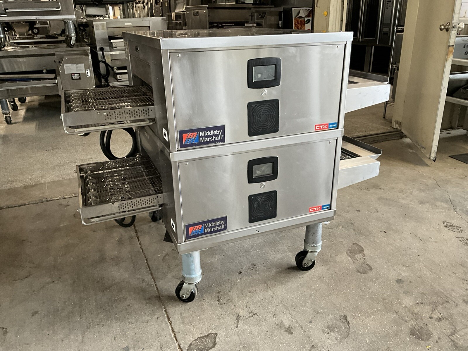 2023 CTX Middleby Marshall DZ33T Infrared Radiant conveyor pizza double oven A