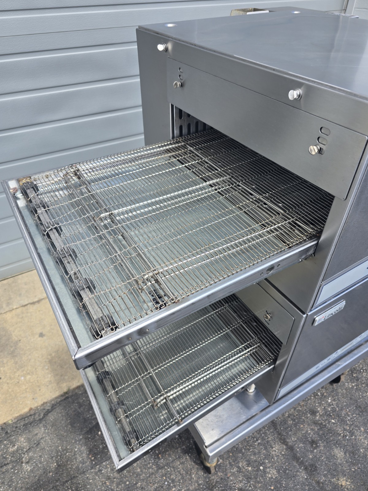 Lincoln Impinger Double 2501 Single Phase Electric Ventless Conveyor Pizza Oven