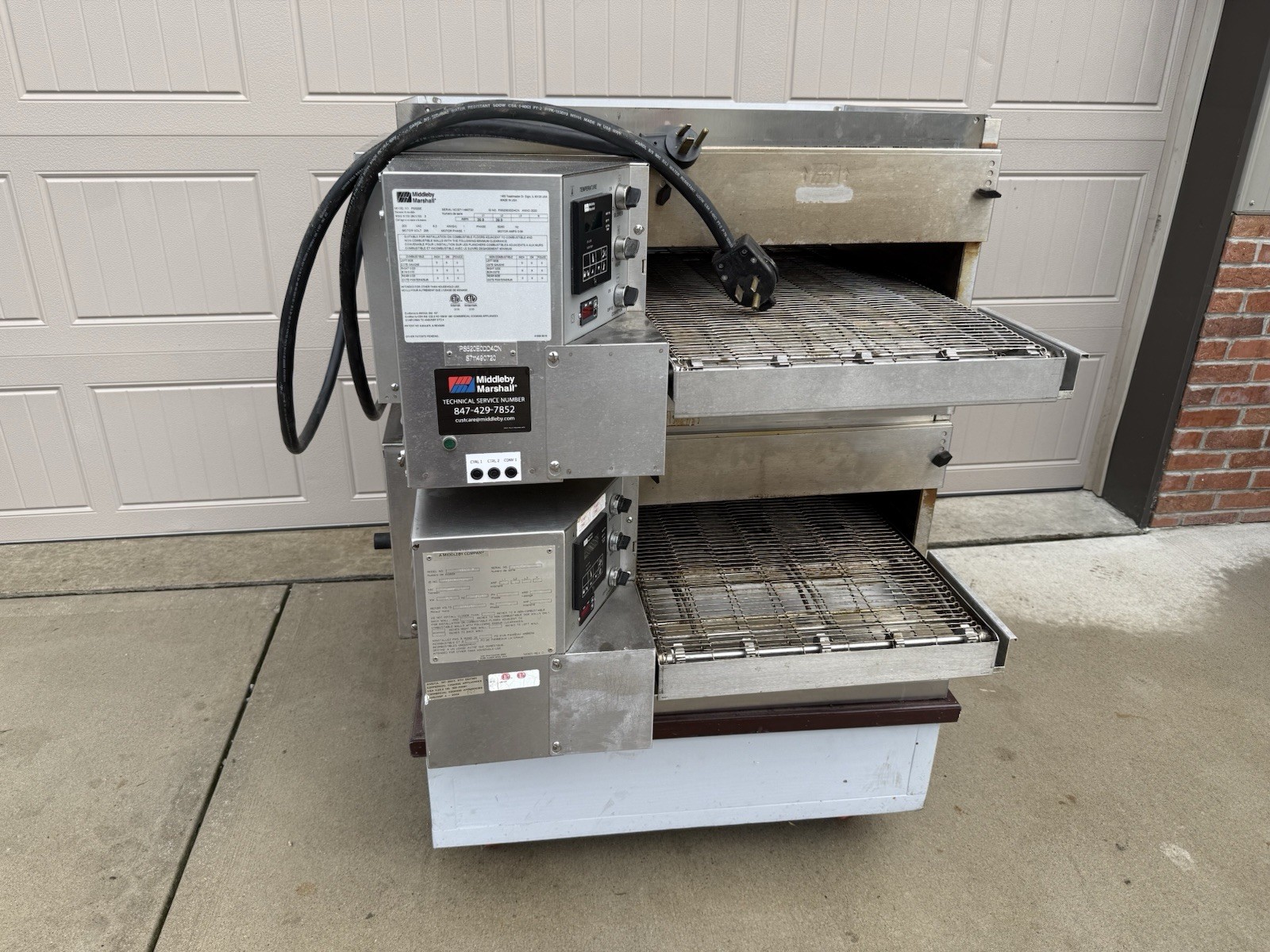 Middleby Marshall PS520E Double Stack Conveyor Pizza Oven **Belt Width 18″**