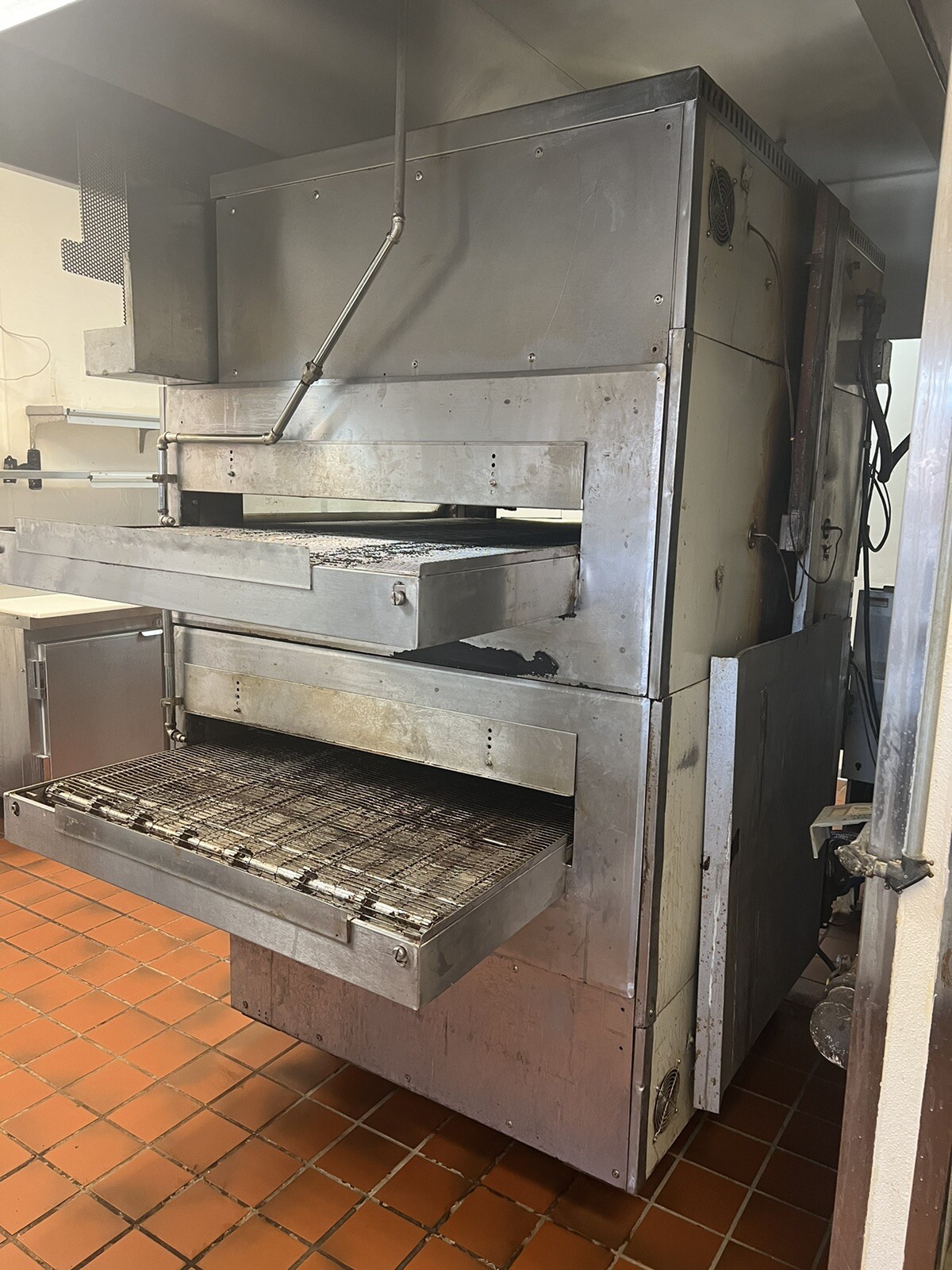 Middleby Marshall PS360 Doublestack Gas Pizza Oven Conveyor Belt