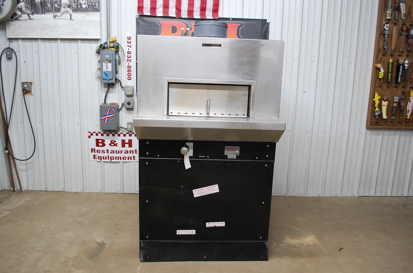 Wood Stone Bistro Natural Gas Stone Hearth Dome Pizza oven WS-BL-4343-RFG-NG
