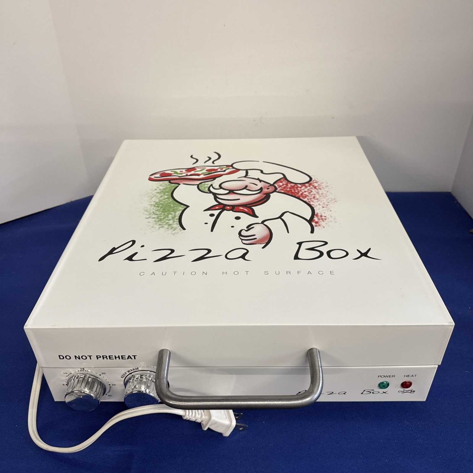 Cuizen Pizza Box Countertop Pizza Oven w/ 12″ Rotating Pan PIZ-4012 no box
