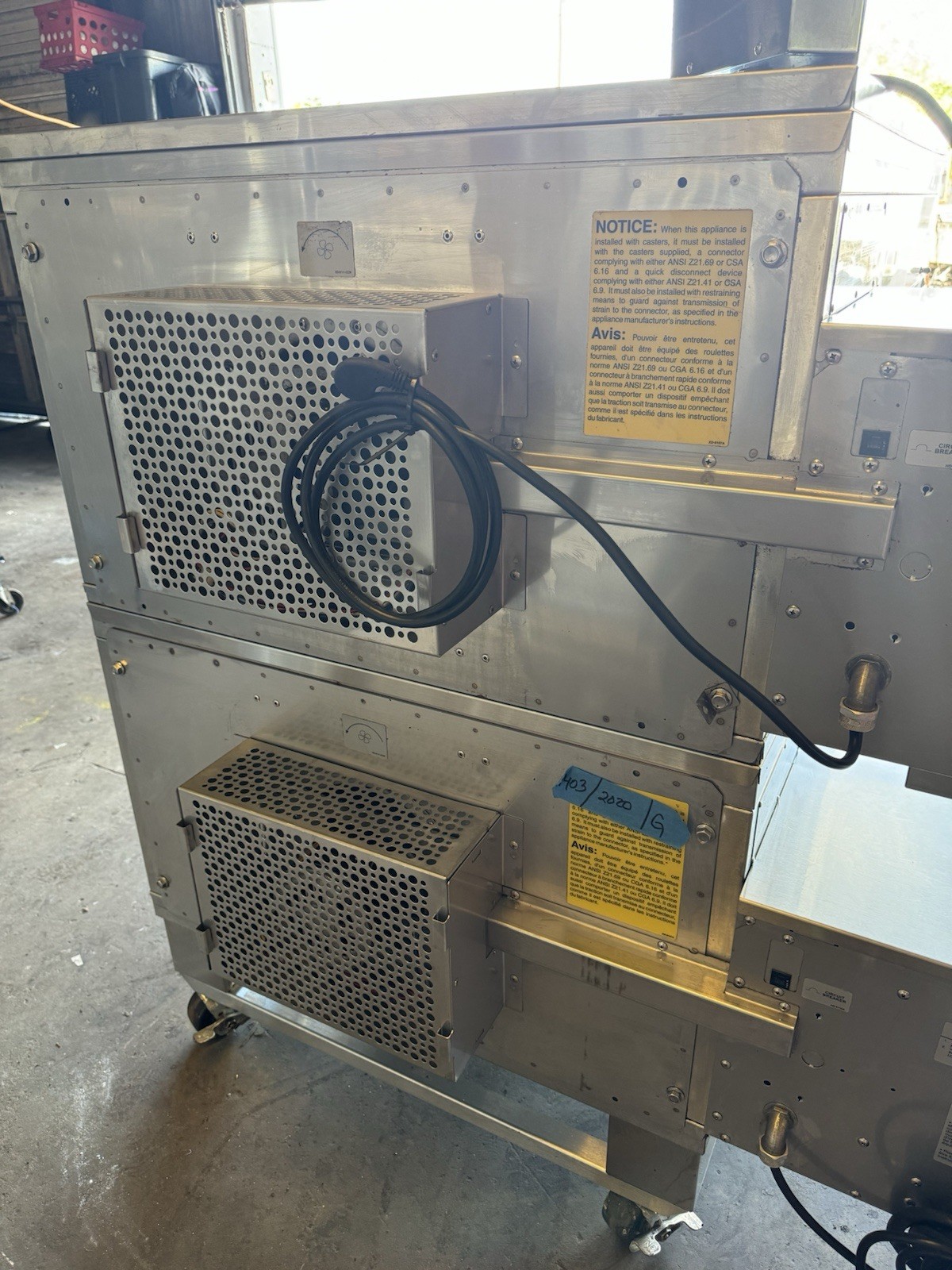 XLT Gas 23” Conveyor Pizza Oven Double Stack- Model X3G-2336- Tested Working