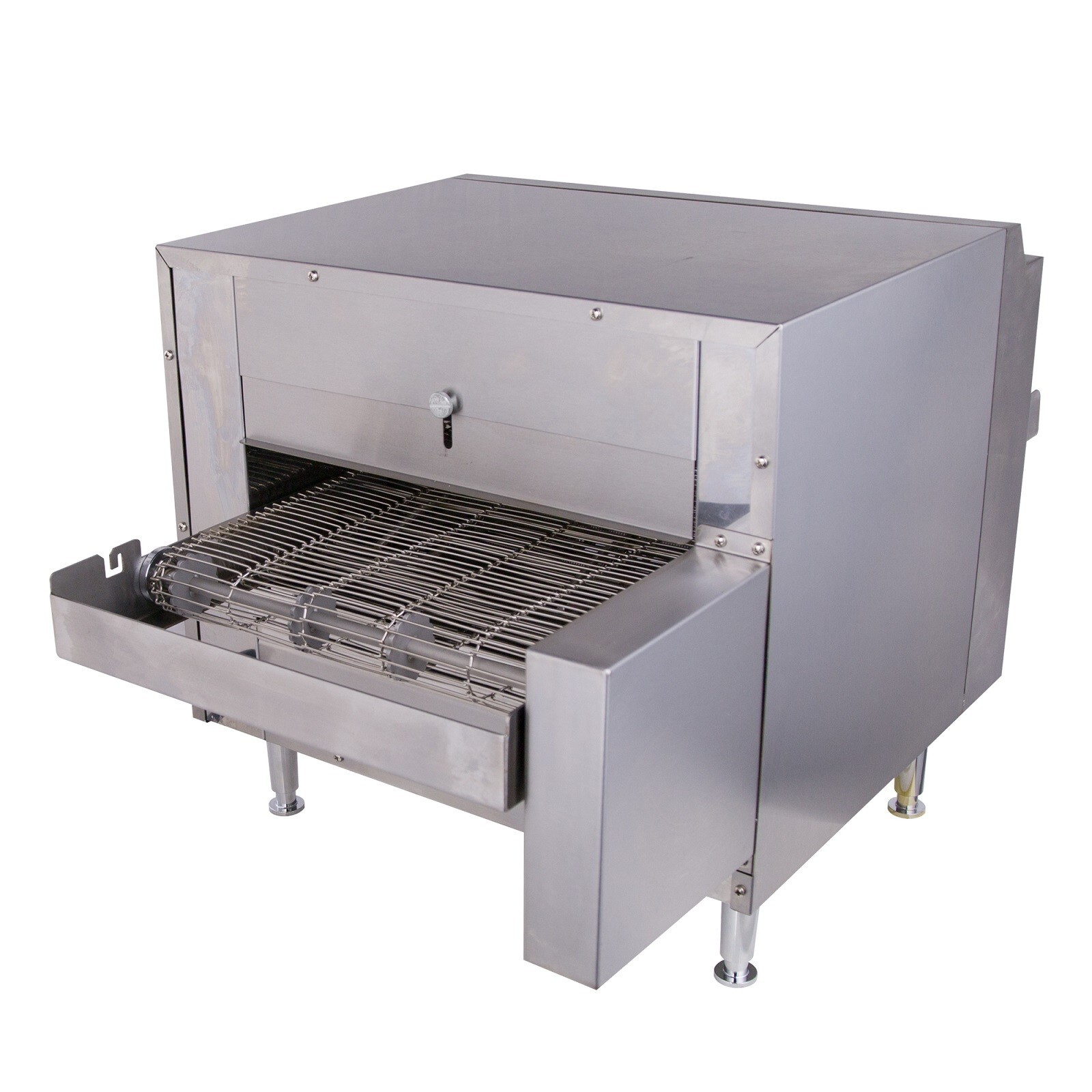 Easyrose Countertop Pizza Conveyor Oven with 14″ Belt 3600W 240V 6-20P Plug