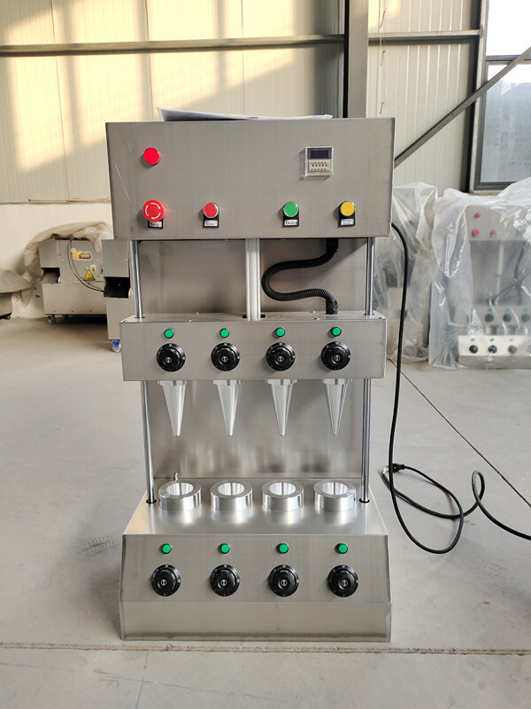 Commercial Automatic Pizza Cone Forming Machine Ice Cream Cone Maker Baking