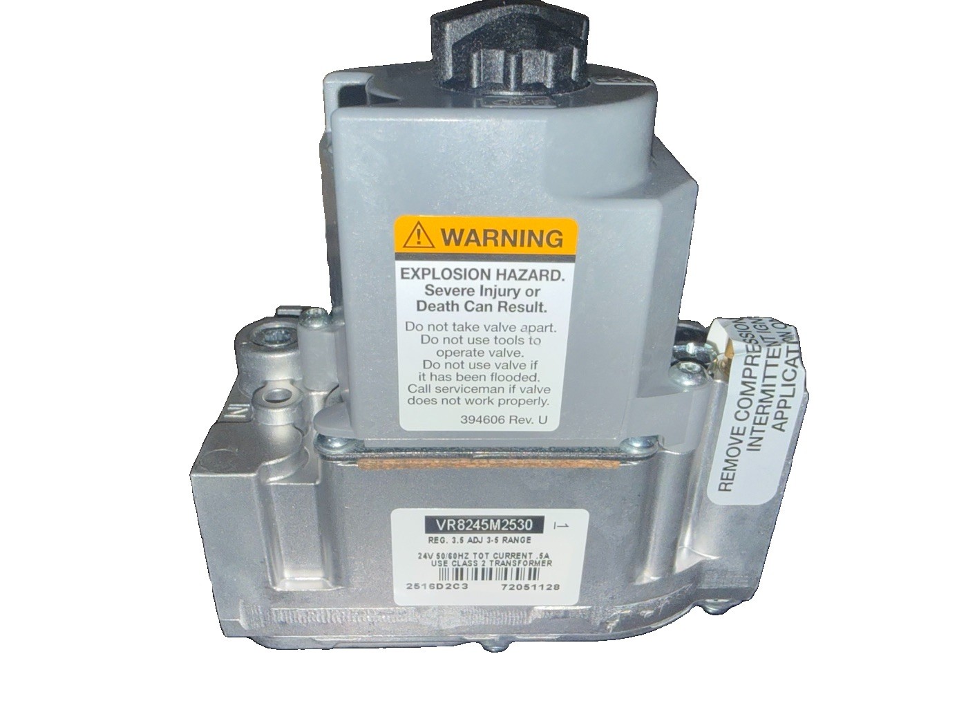 Middleby Marshall part # 42810-0121 gas valve, PS360 ovens