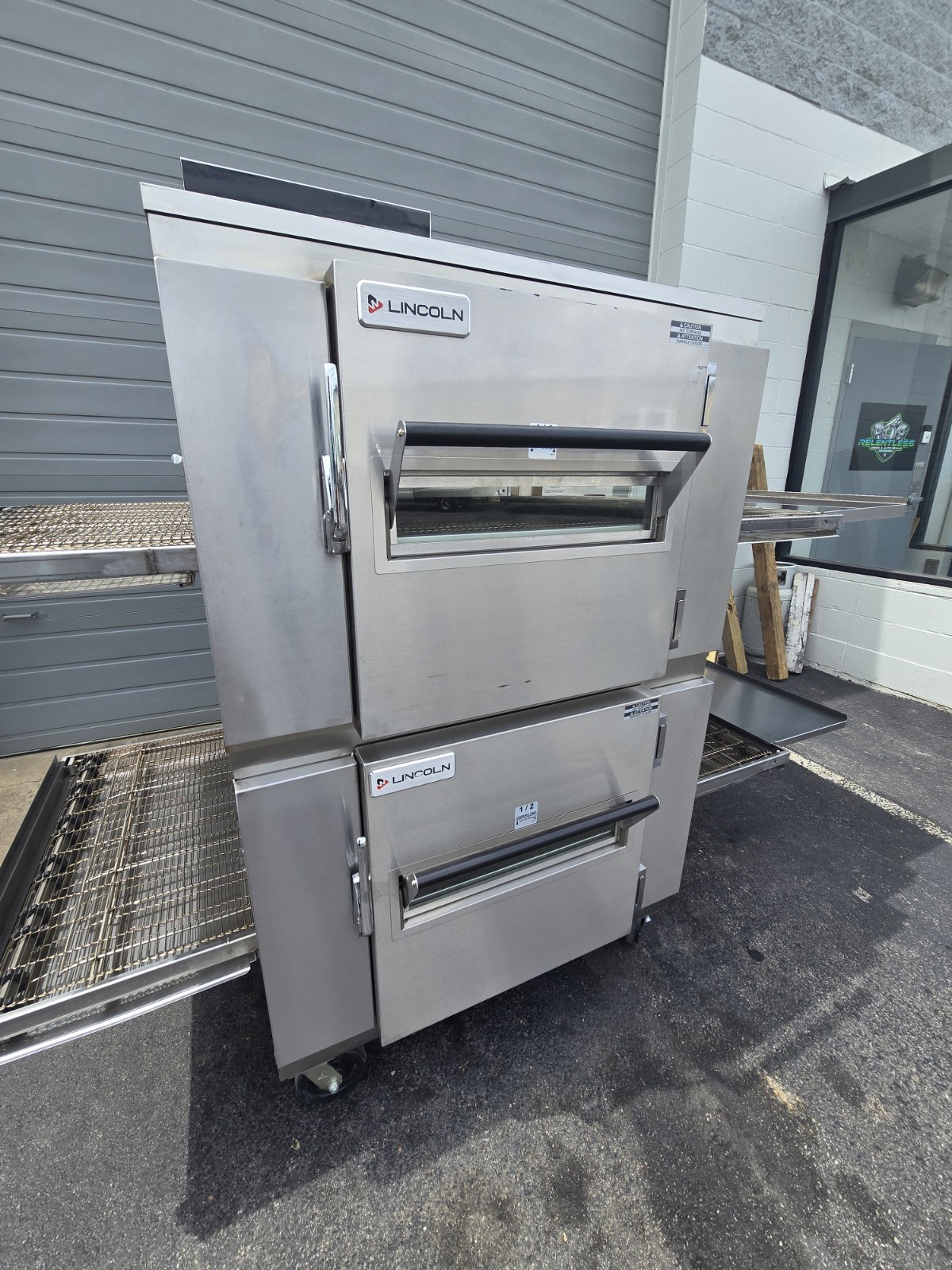 2022 NEW Lincoln Impinger 1450 Double Deck Gas Fired Conveyor Pizza Oven 32″