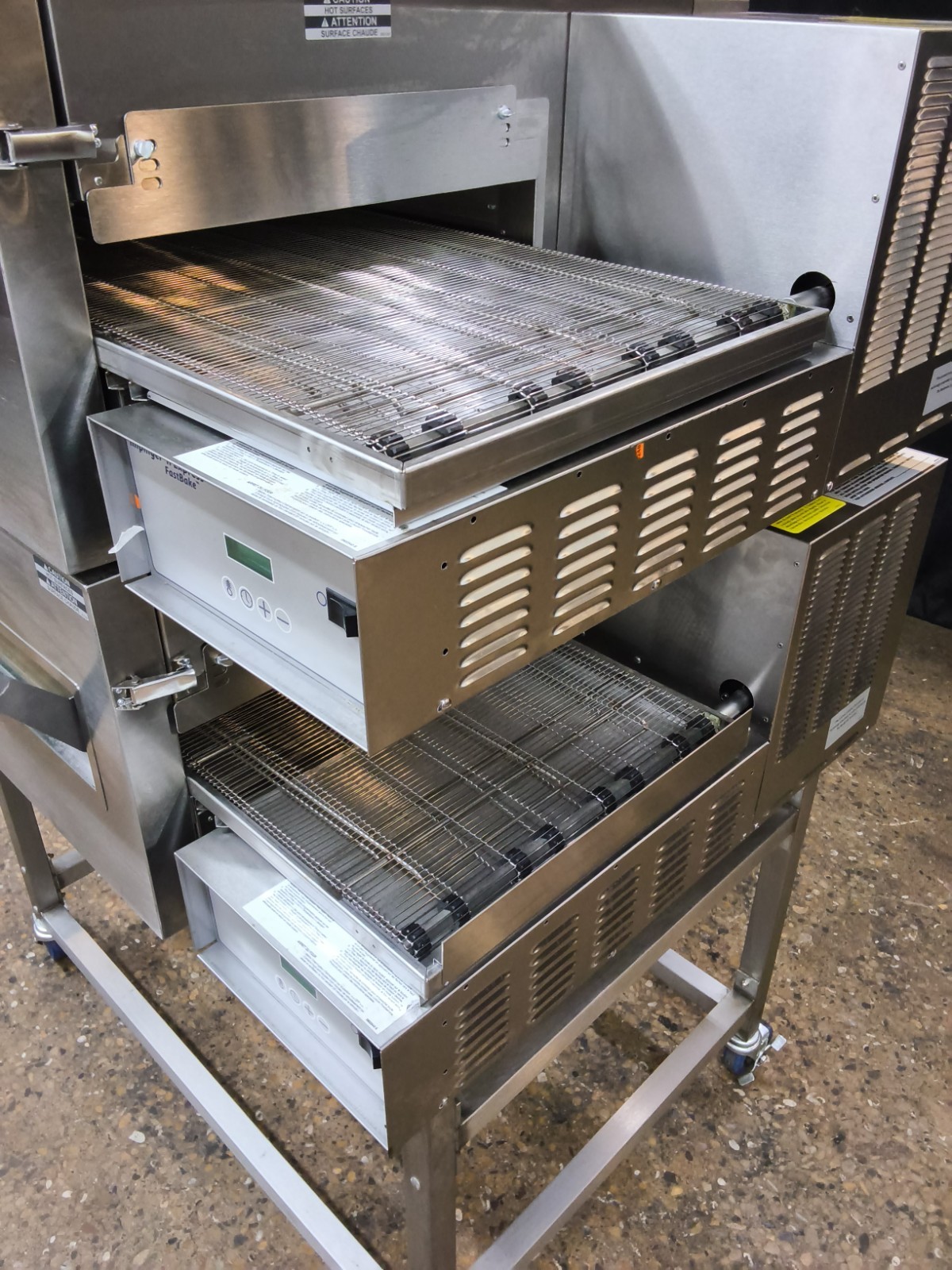 LINCOLN IMPINGER 1130 ELECTRIC DOUBLE CONVEYOR PIZZA OVEN