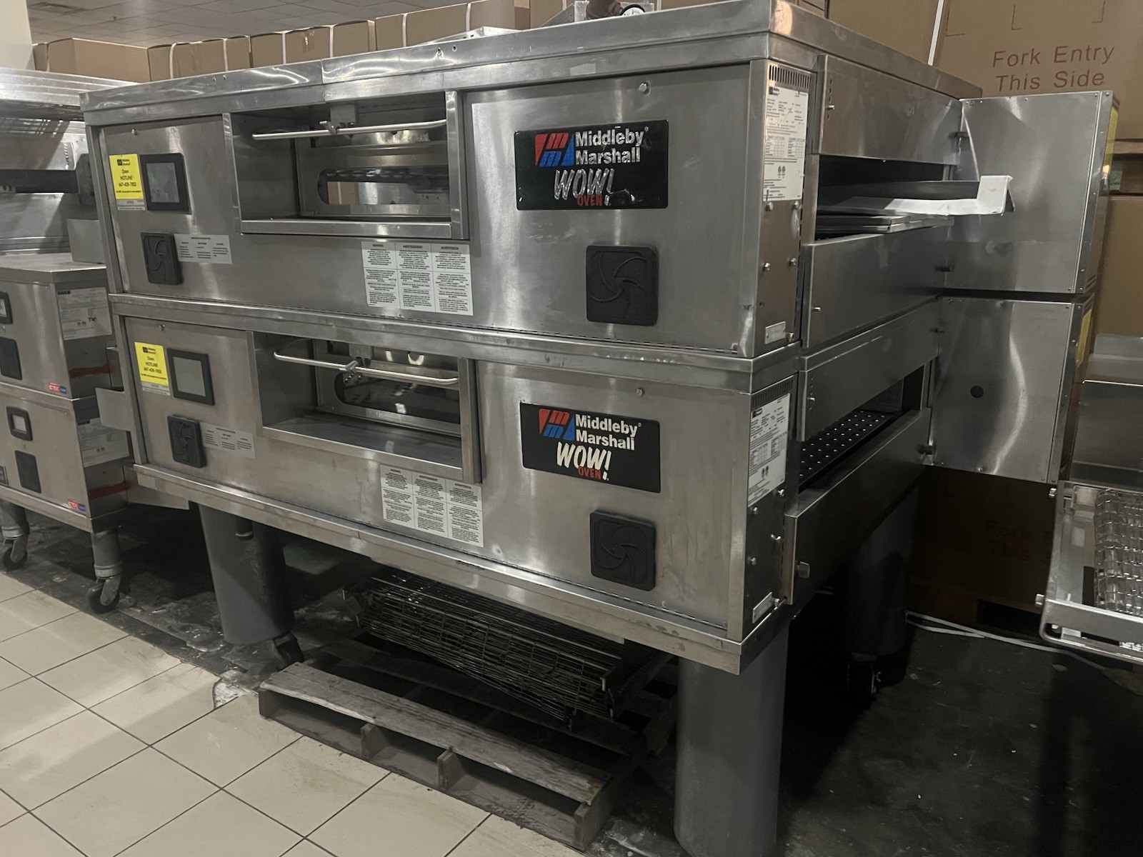 Middleby Marshall WOW! PS670G Double 32″ Conveyor Nat Gas Pizza Oven
