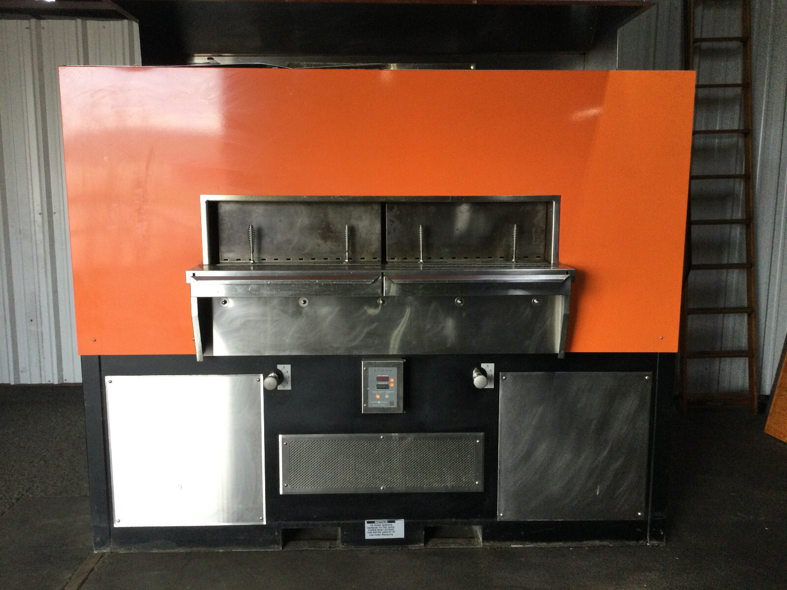 Wood Stone WS-FD-9660-RFG-LR-IR-DF-NG Gas Fire Deck Pizza Oven Hood Year 2022
