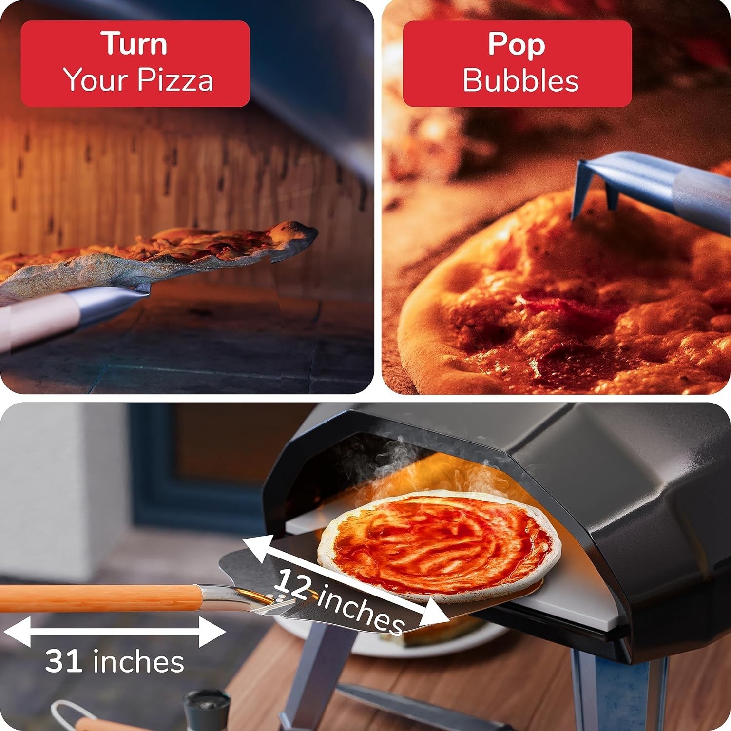 Comprehensive Pizza Oven Accessory Set – Safe & Efficient Tools for Home Use