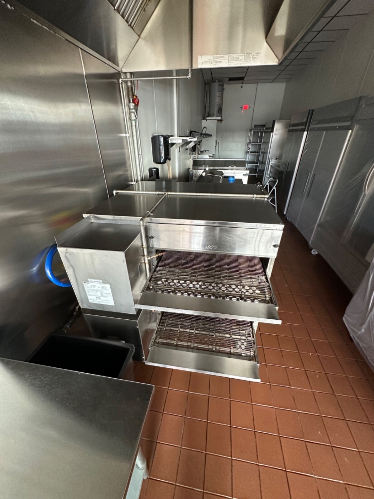 Middleby Marshall PS360 Doublestack Gas Pizza Oven Conveyor Belt