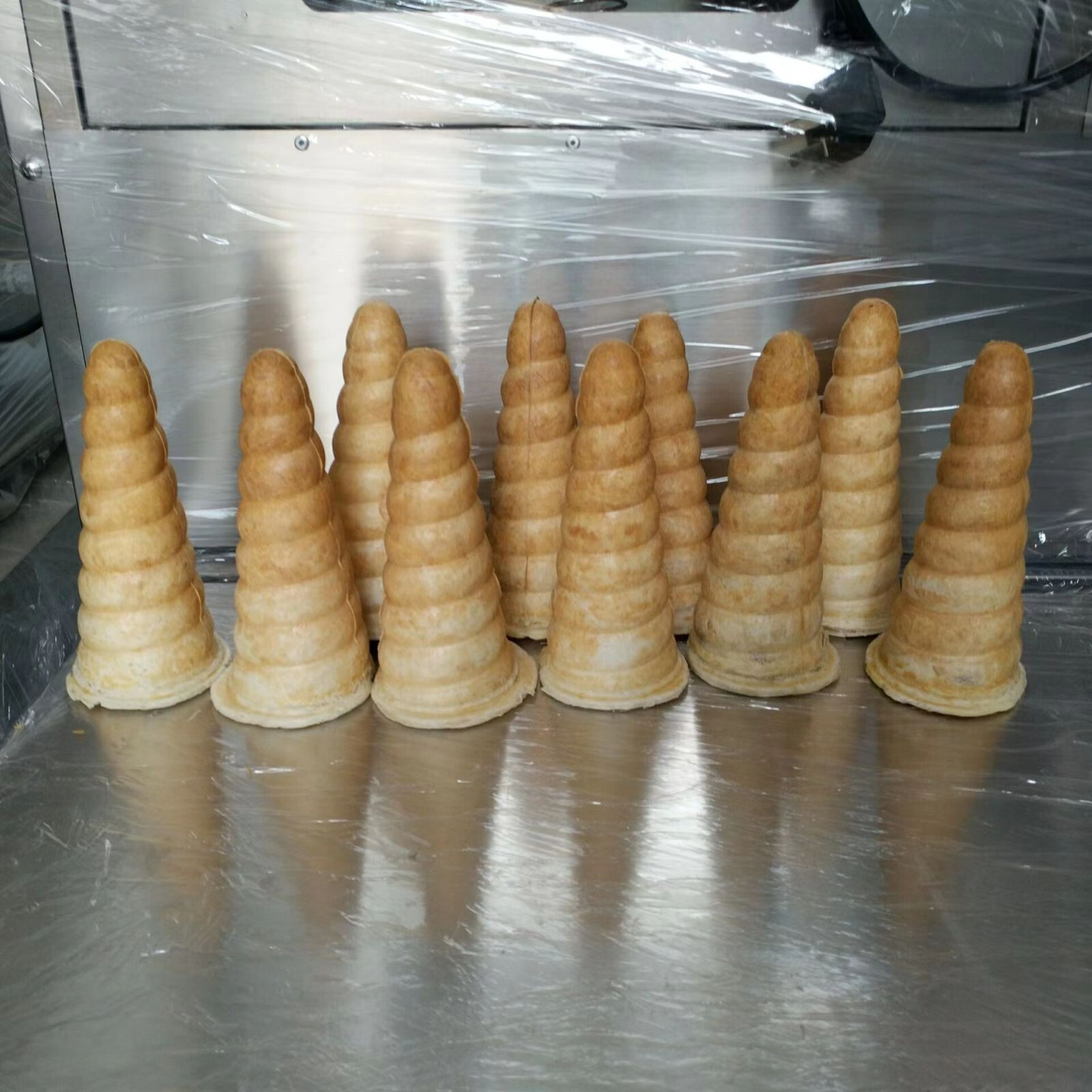 Electric Pizza Cone Forming Making Maker Machine Ice Cream Cone Machine 4 Heads