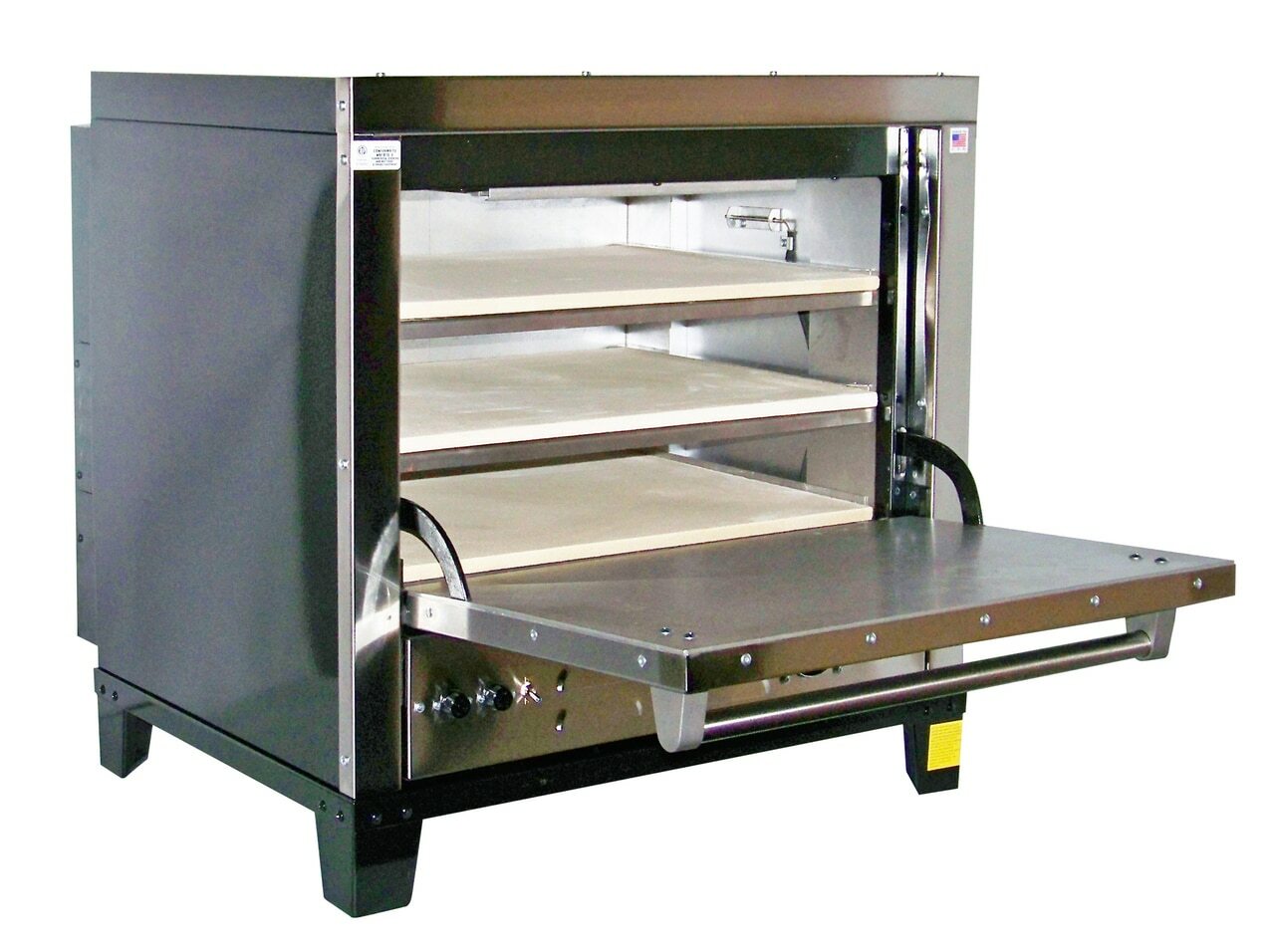 Peerless CE131PE – Single Door Three Shelf Countertop Deck Electric Pizza Ovens