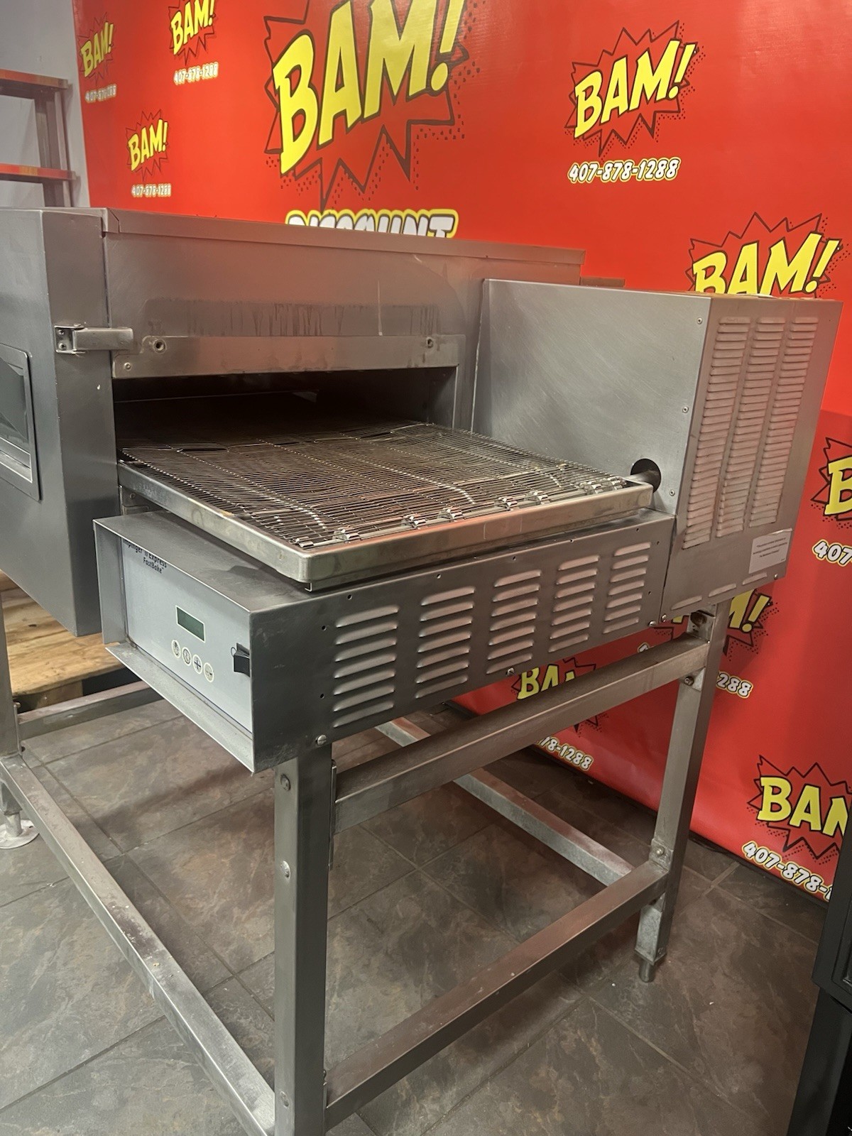 Lincoln 1116-000-U 56″ Gas Impinger Conveyor Oven – Natural Gas