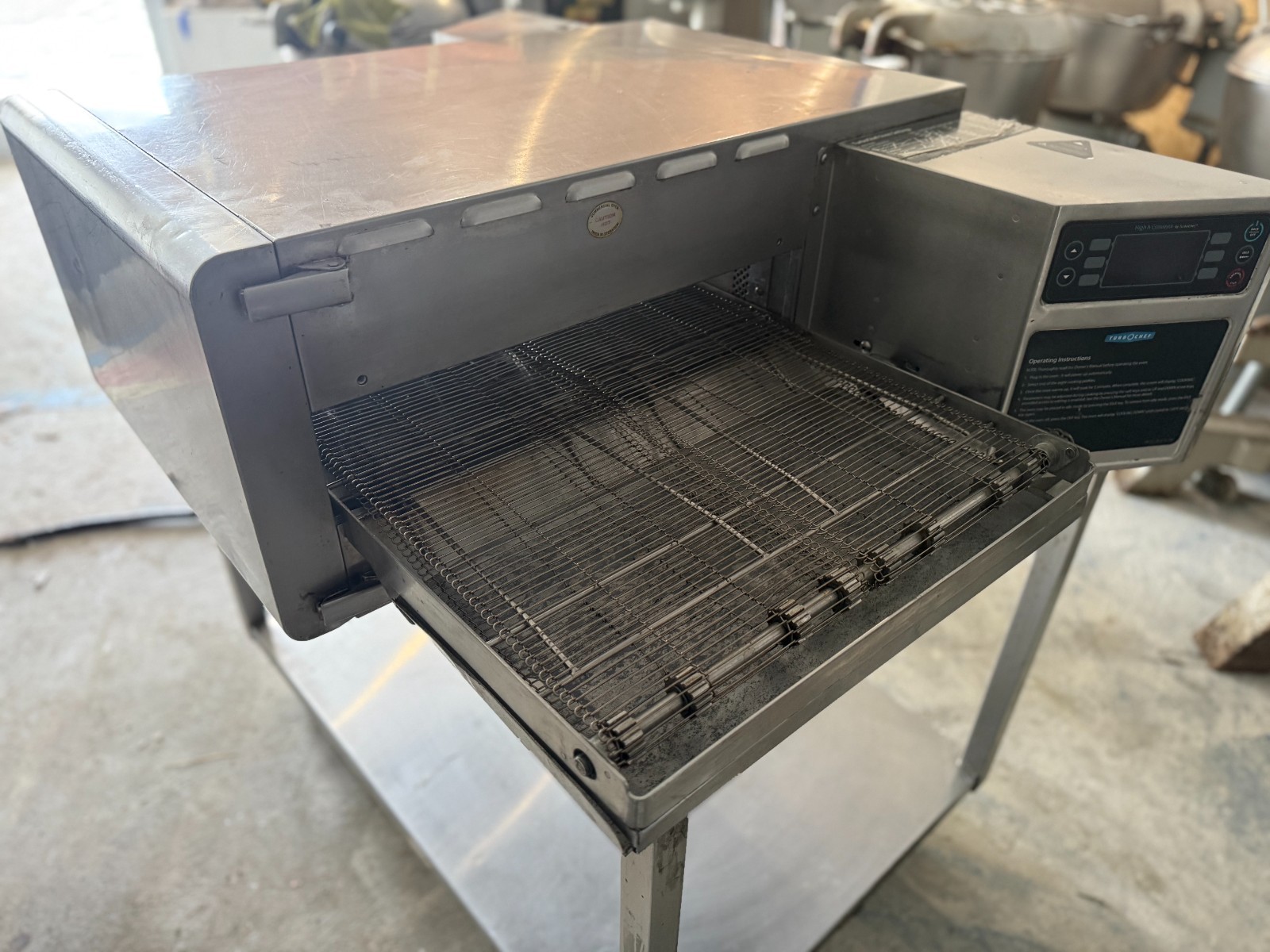 TurboChef HHC2020 48″ Electric Countertop Conveyor Oven, Split 10″ Belts,3 Phase